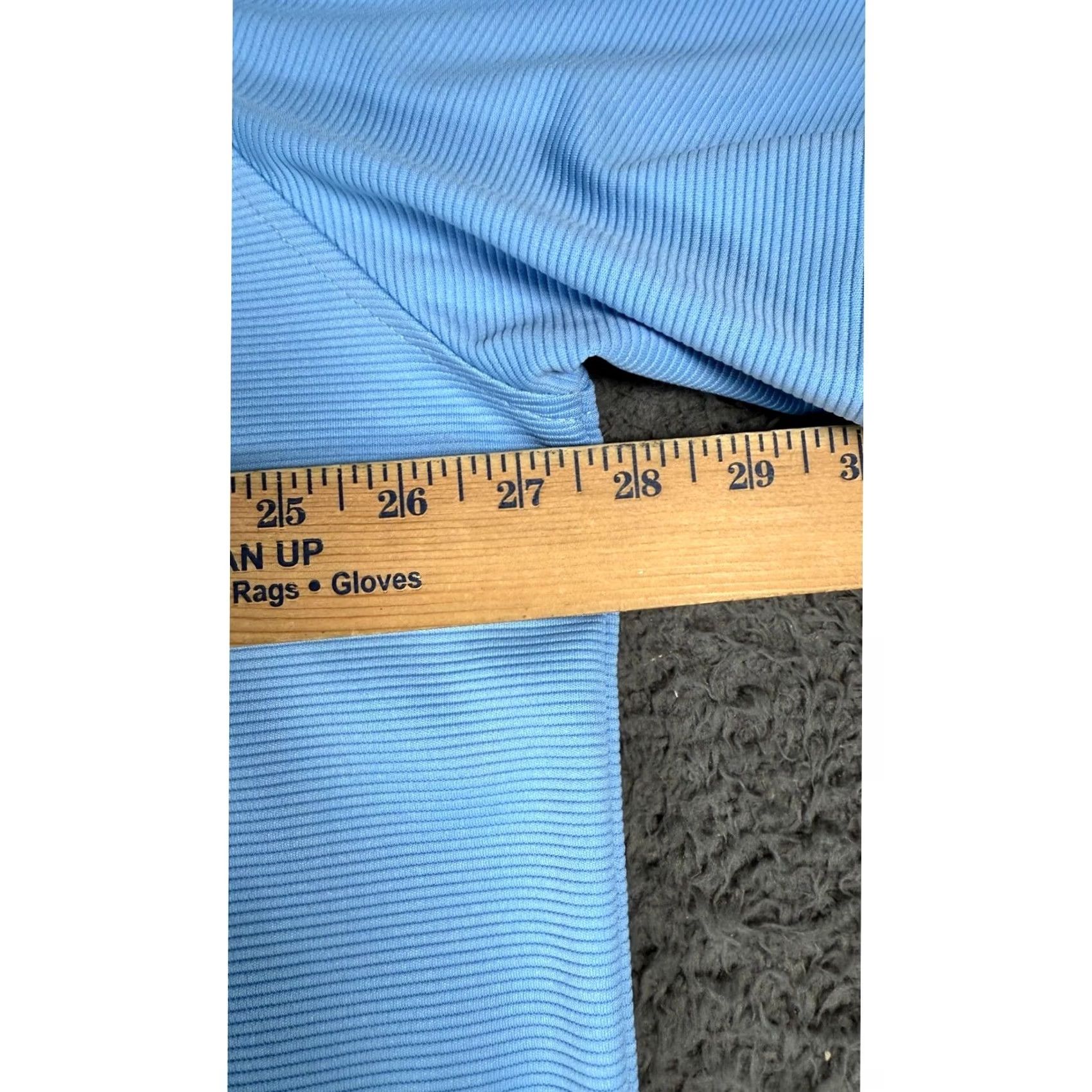 Van Heusen Van Heusen Polo Shirt 3XLT Big & Tall Striped Short Sleeve Blue Mens Shirt Size US XXL / EU 58 / 5 - 5 Thumbnail