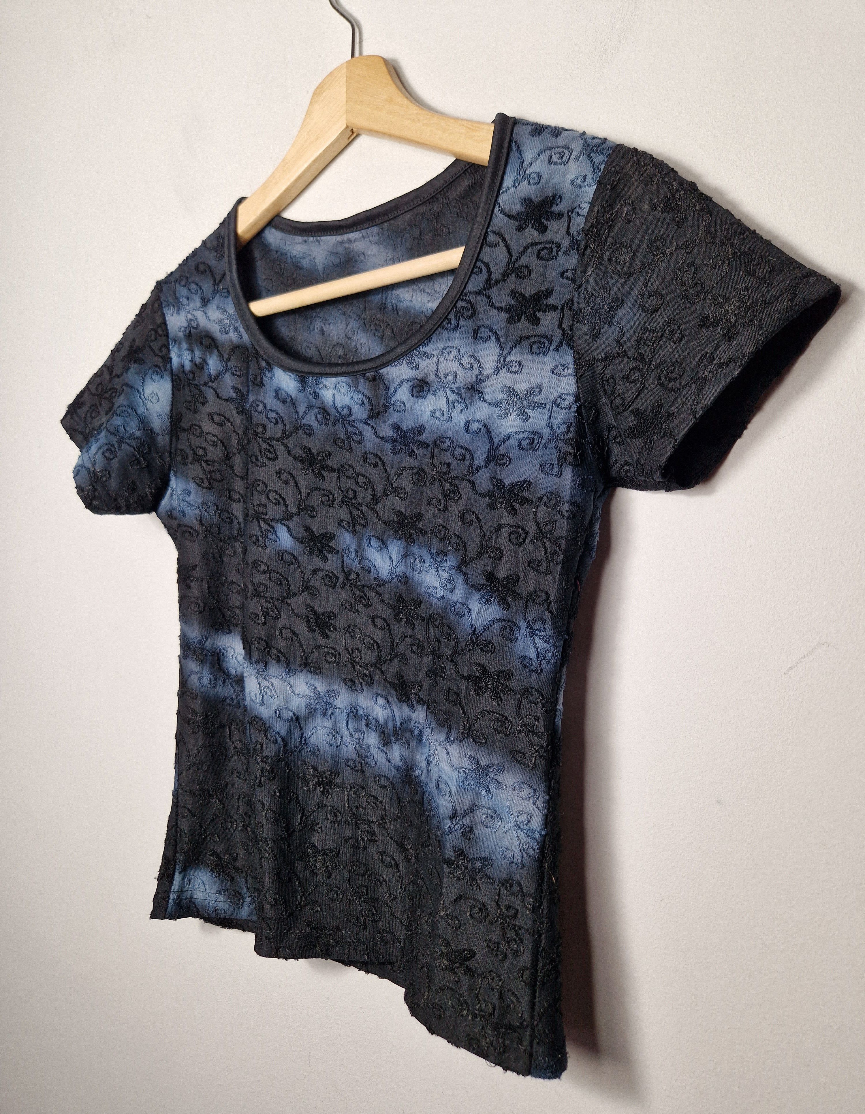 If Six Was Nine × Japanese Brand vintage floral mesh top Size M / US 6-8 / IT 42-44 - 5 Thumbnail