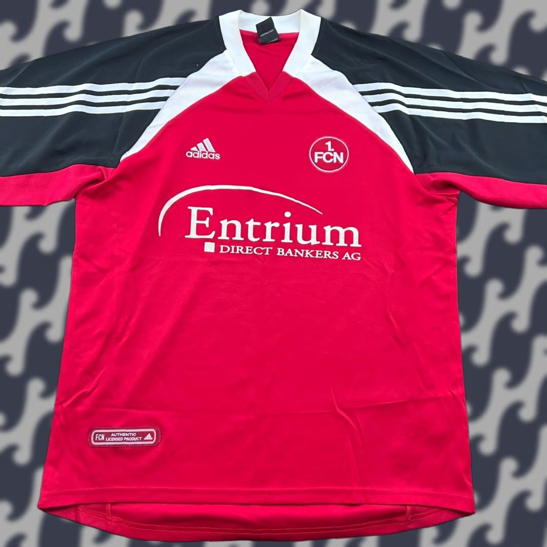 Adidas adidas Nurnberg 2002 2003 Home Mens Football Jersey Large Shirt Soccer Shirt Sports Jersey Mens Size US L / EU 52-54 / 3 - 1 Thumbnail