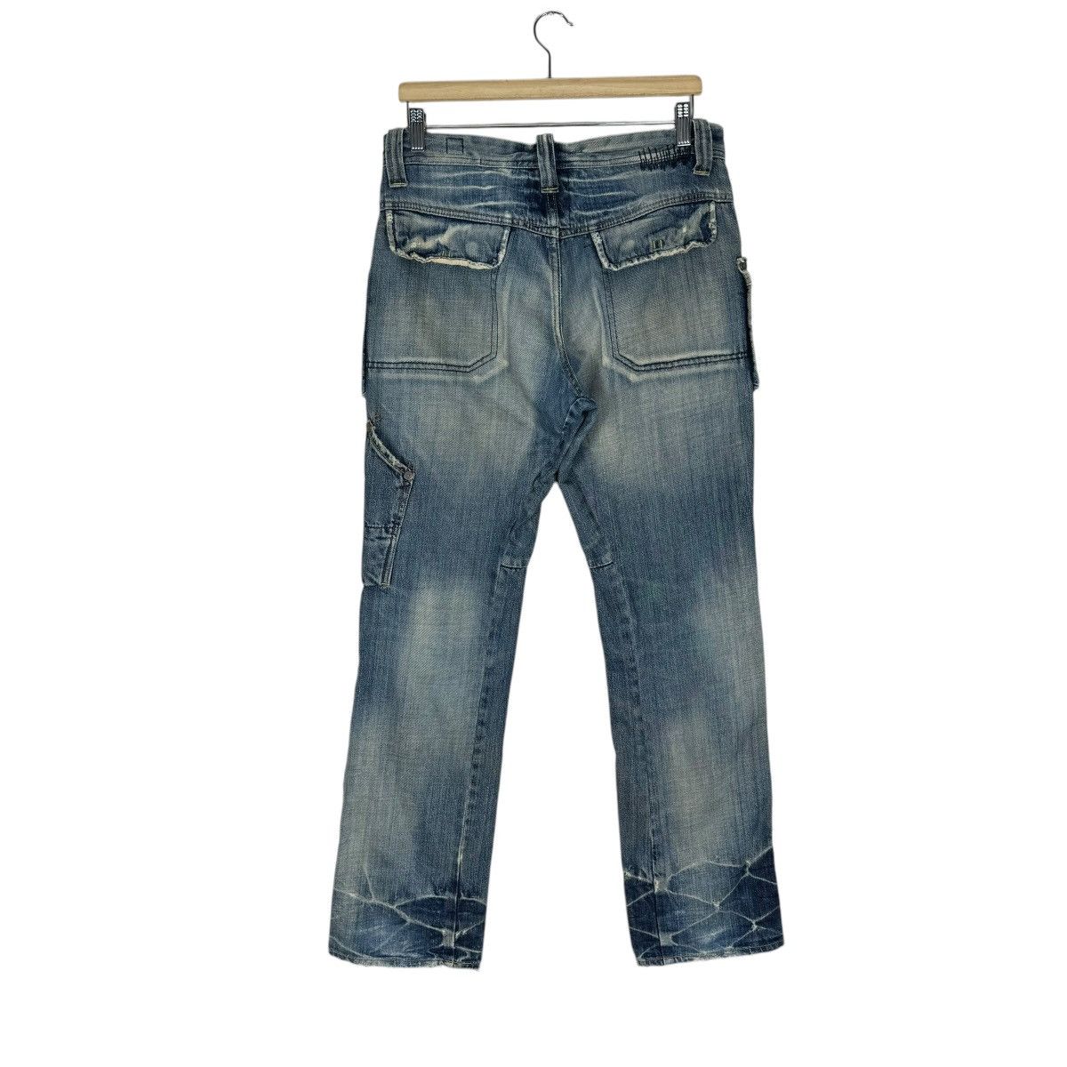 If Six Was Nine ☀️BARTACK MILL SPEC PATCHWORK DENIM PANTS Size US 34 / EU 50 - 7 Thumbnail