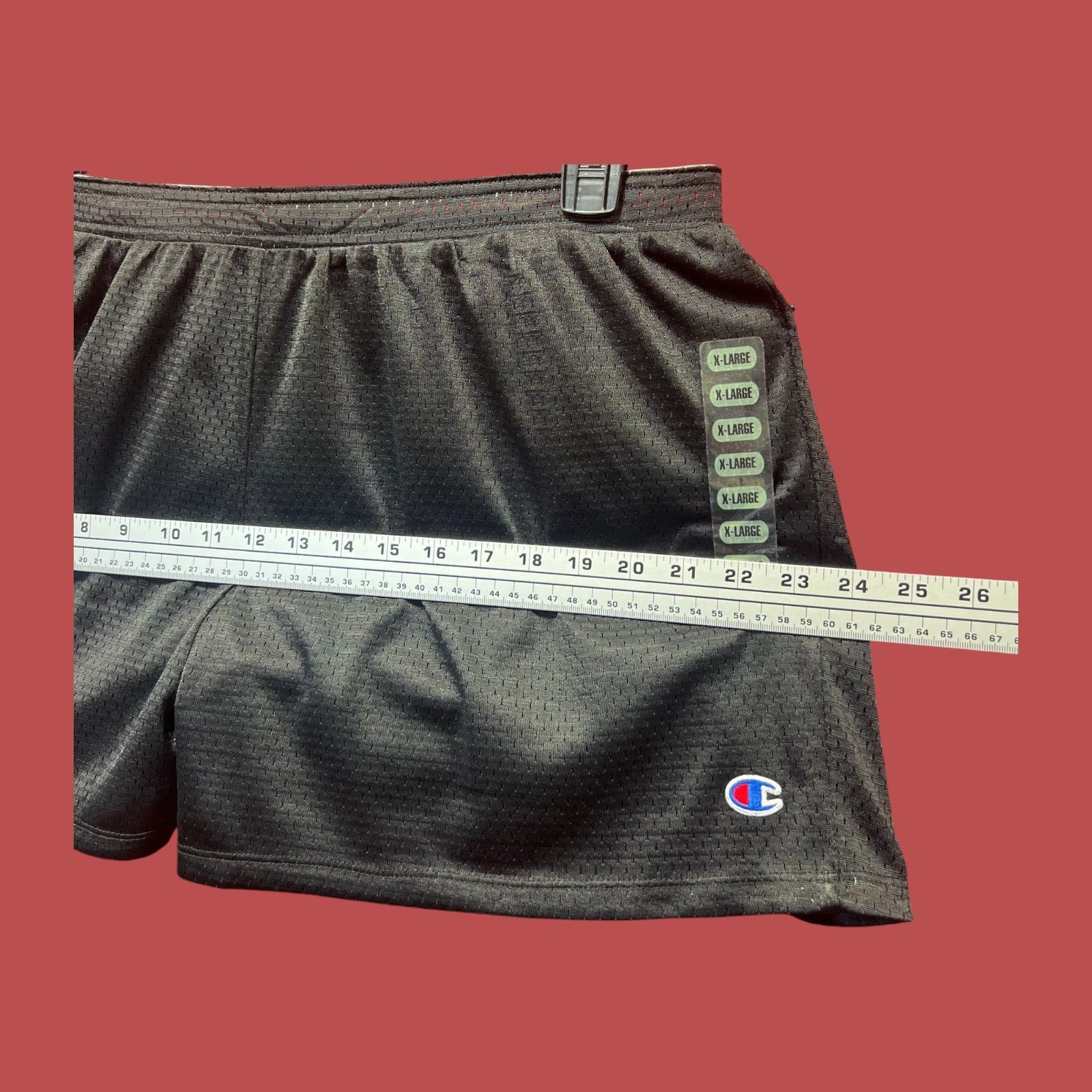 Champion Champion - Women's Mesh Shorts - Black - Extra Large Size 36" / US 14 / IT 50 - 4 Thumbnail