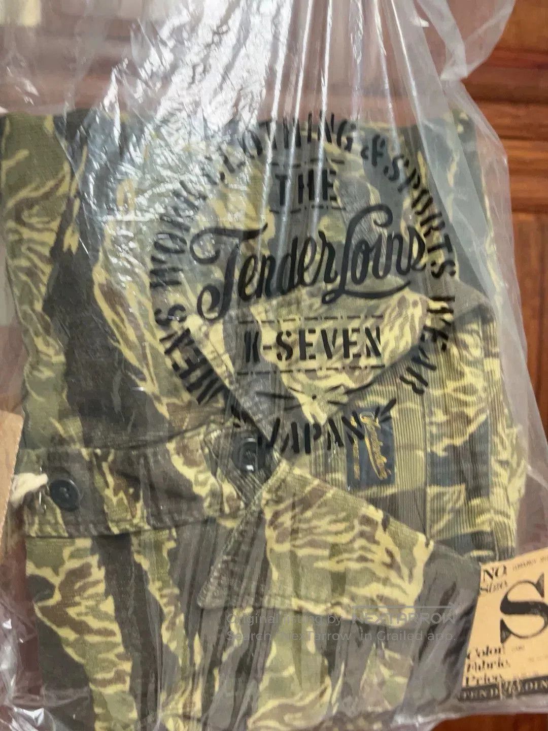 Tenderloin TENDERLOIN Corduroy Camo Tiger Shirt. Size US S / EU 44-46 / 1 - 6 Thumbnail