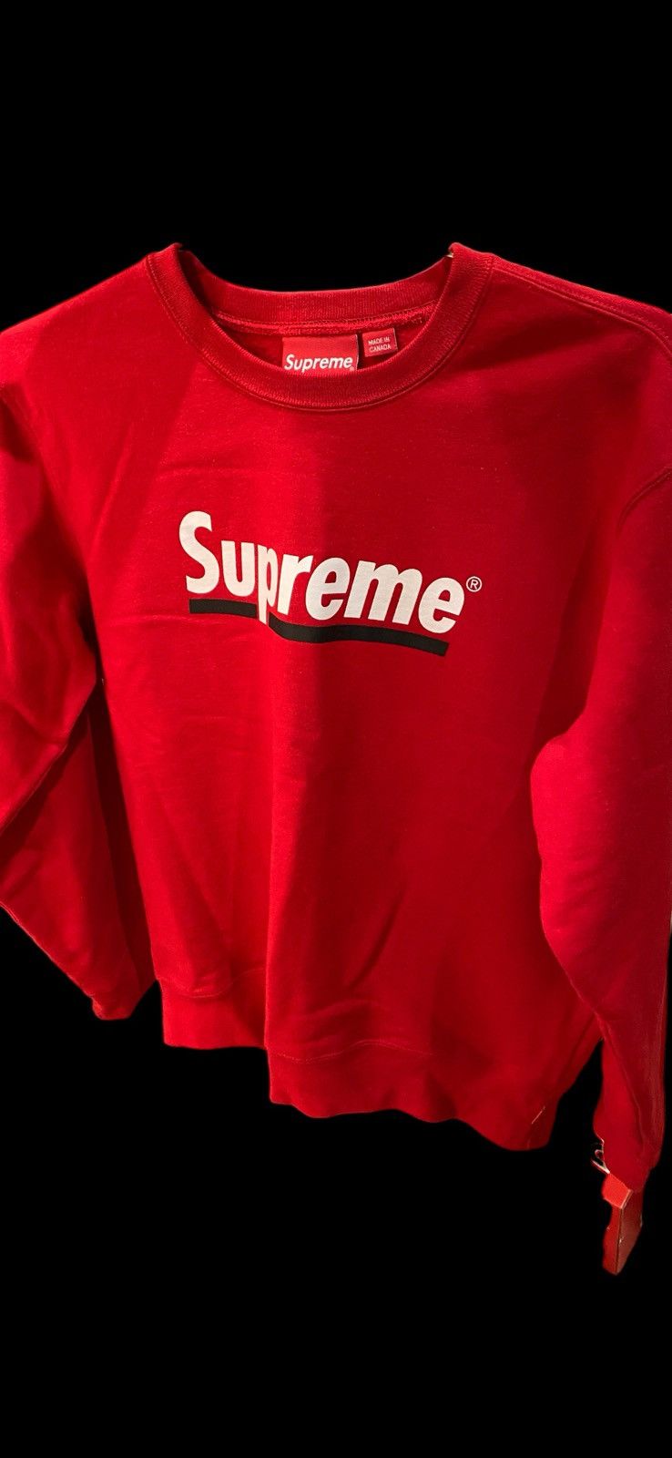 Supreme Supreme Underline Crewneck Size US M / EU 48-50 / 2 - 1 Thumbnail