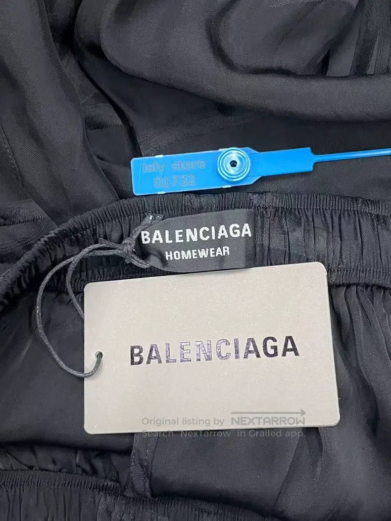 Balenciaga Balenciaga Letter Logo Printed Casual Pants Men's Black Size US 30 / EU 46 - 4 Thumbnail
