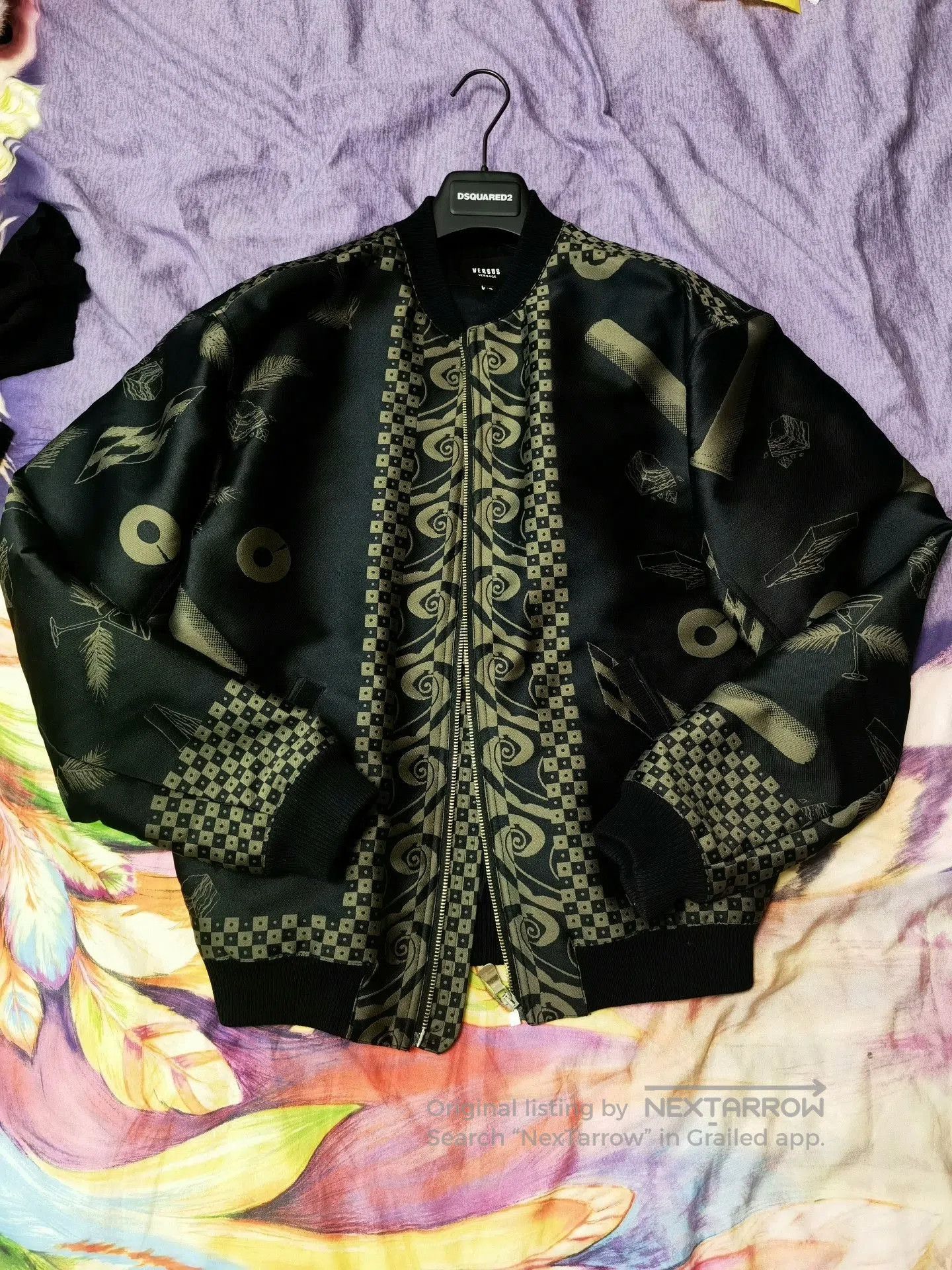Versus Versus Versace Embroidered Baseball Jacket. Size US S / EU 44-46 / 1 - 1 Thumbnail