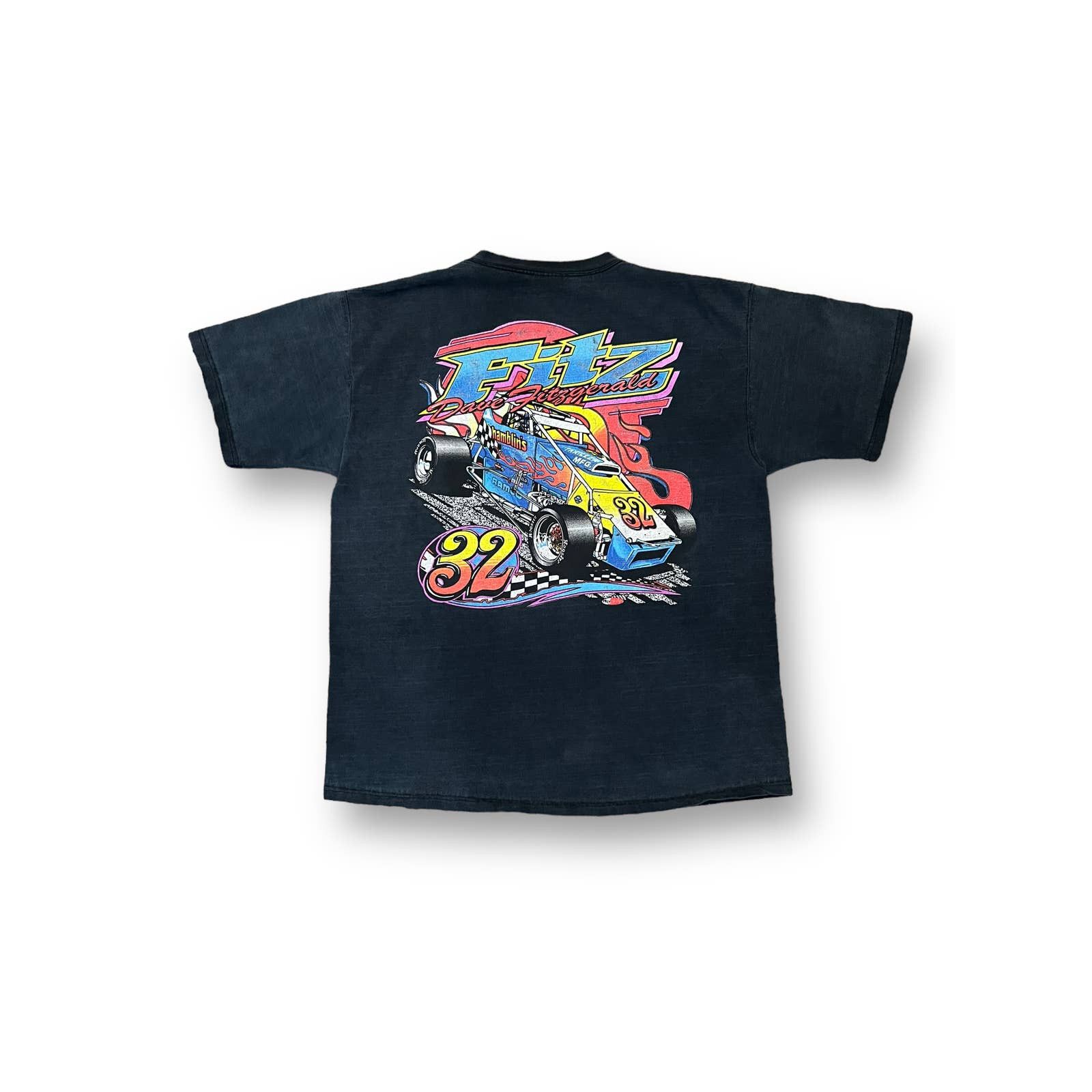 Vintage 90's USAC x The Simpsons Race Car T-shirt | Grailed