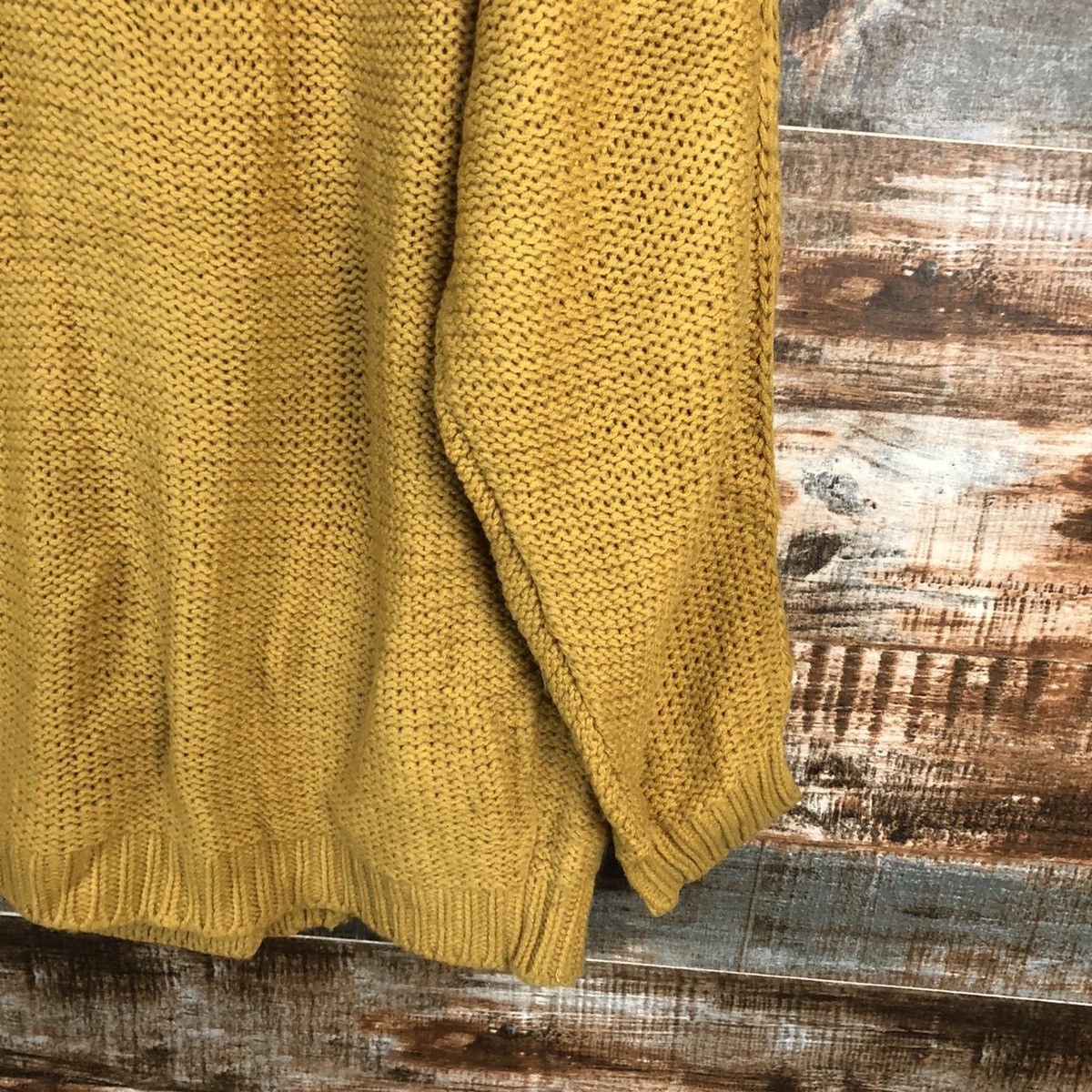 Vintage DL Japanese Brand Yellow Cardigan Knitwear #C606 Size US L / EU 52-54 / 3 - 13 Thumbnail