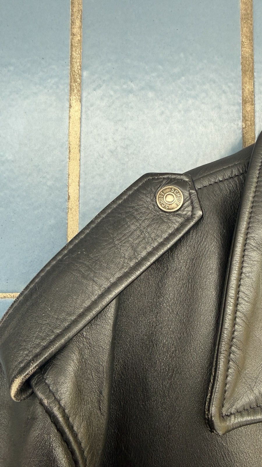 Schott Schott Leather Bomber Jacket with Removable Shearling Lining Size US M / EU 48-50 / 2 - 8 Thumbnail