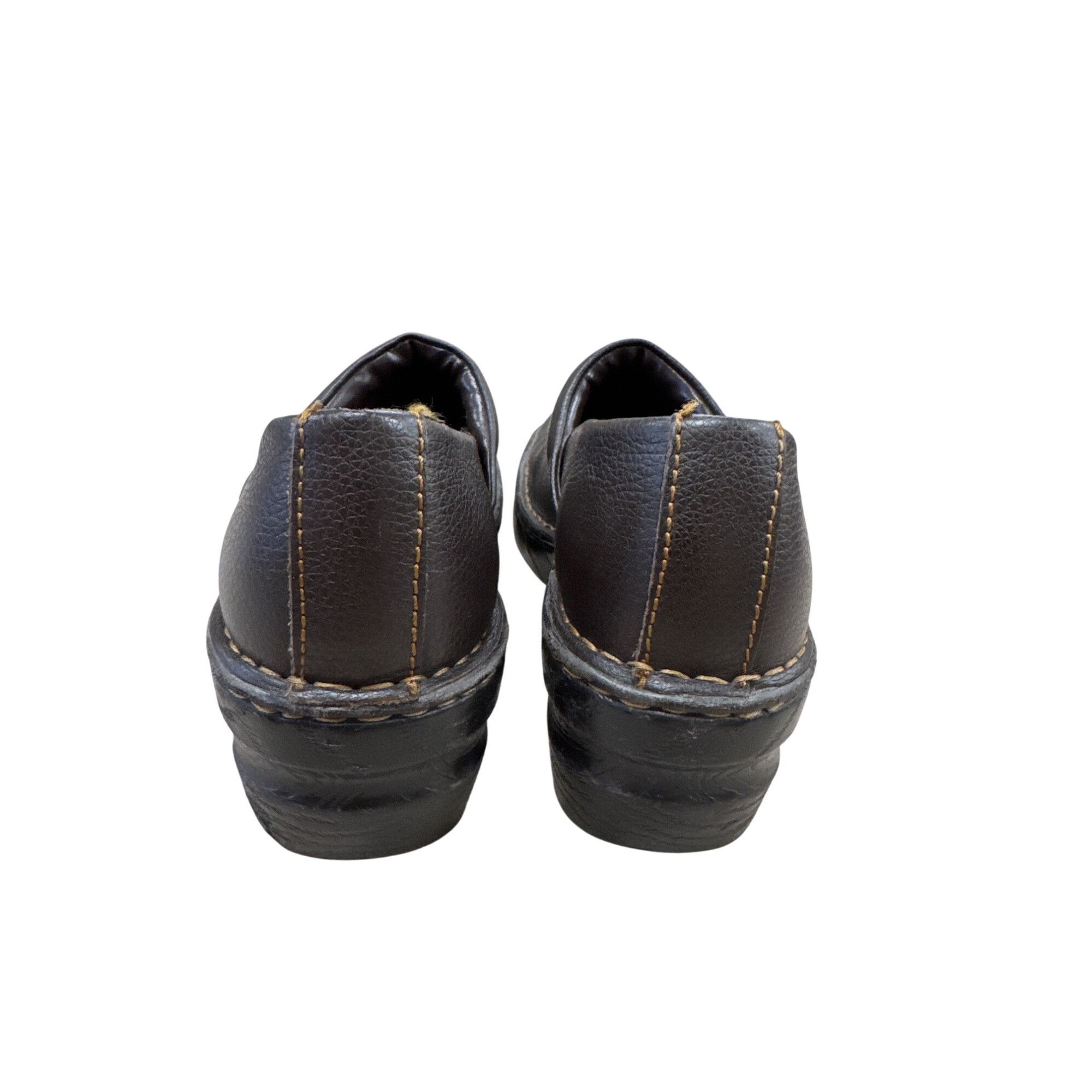 Sonoma Sonoma Womens Brown Leather Clogs Mules 7.5M SKU 7181 Size US 7.5 / IT 37.5 - 5 Thumbnail