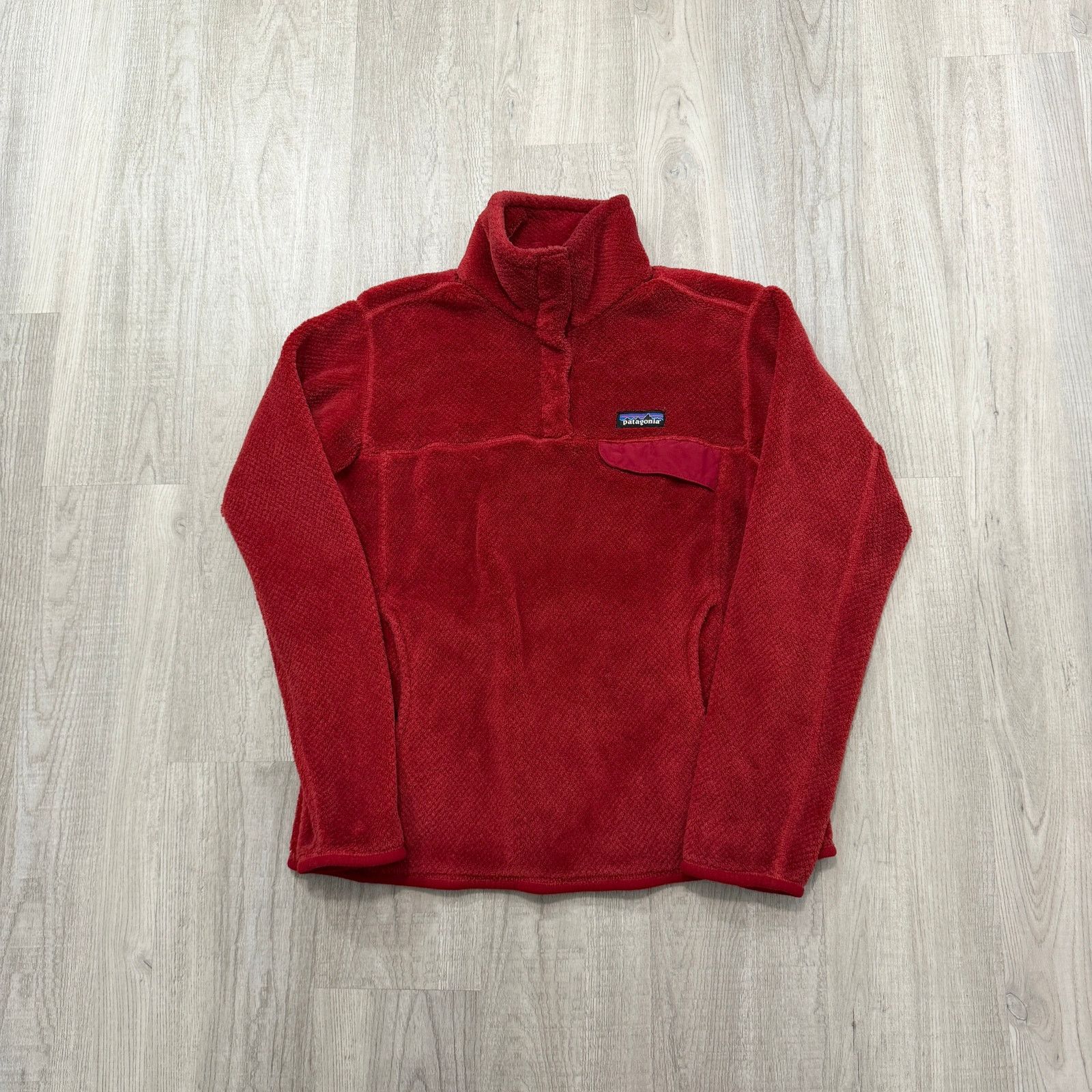 Patagonia Patagonia Pullover Womens Medium Red Re-Tool Snap-T Fleece Size M / US 6-8 / IT 42-44 - 1 Thumbnail