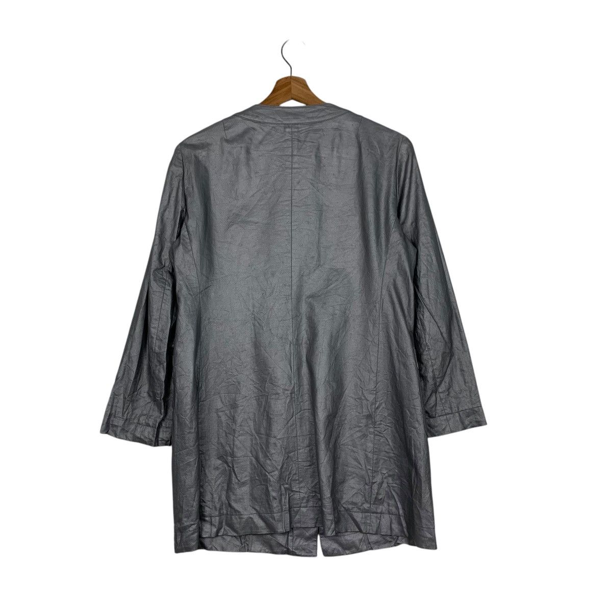 Theory THEORY LUXE Silver Grey Linen Jacket #2804-C127 Size M / US 6-8 / IT 42-44 - 19 Thumbnail
