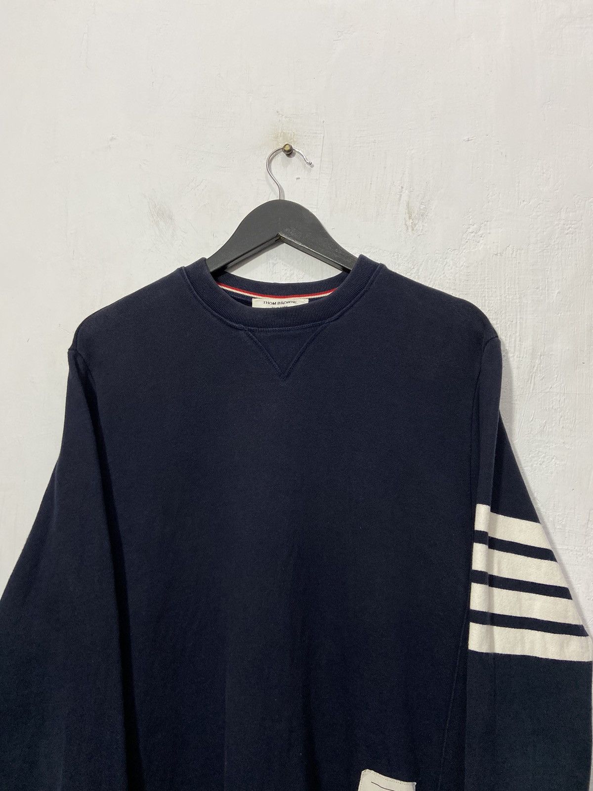 Thom Browne Thom Browne - 4 Bar Loopback Sweatshirt Size US L / EU 52-54 / 3 - 2 Thumbnail