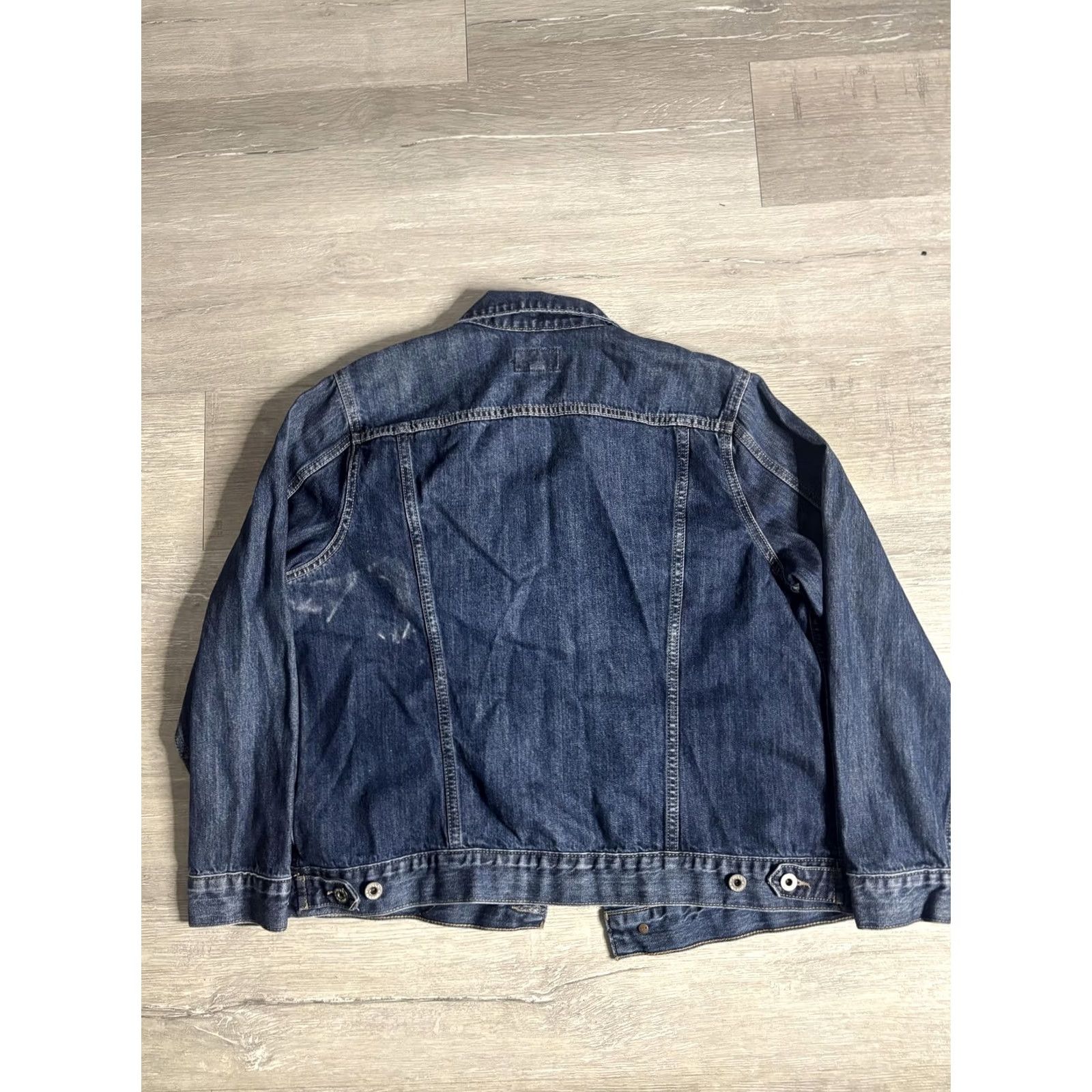 Lucky Brand Lucky Brand Denim Jacket Womens XL Blue Button Front Trucker Casual Unlined Size XL / US 12-14 / IT 48-50 - 4 Thumbnail