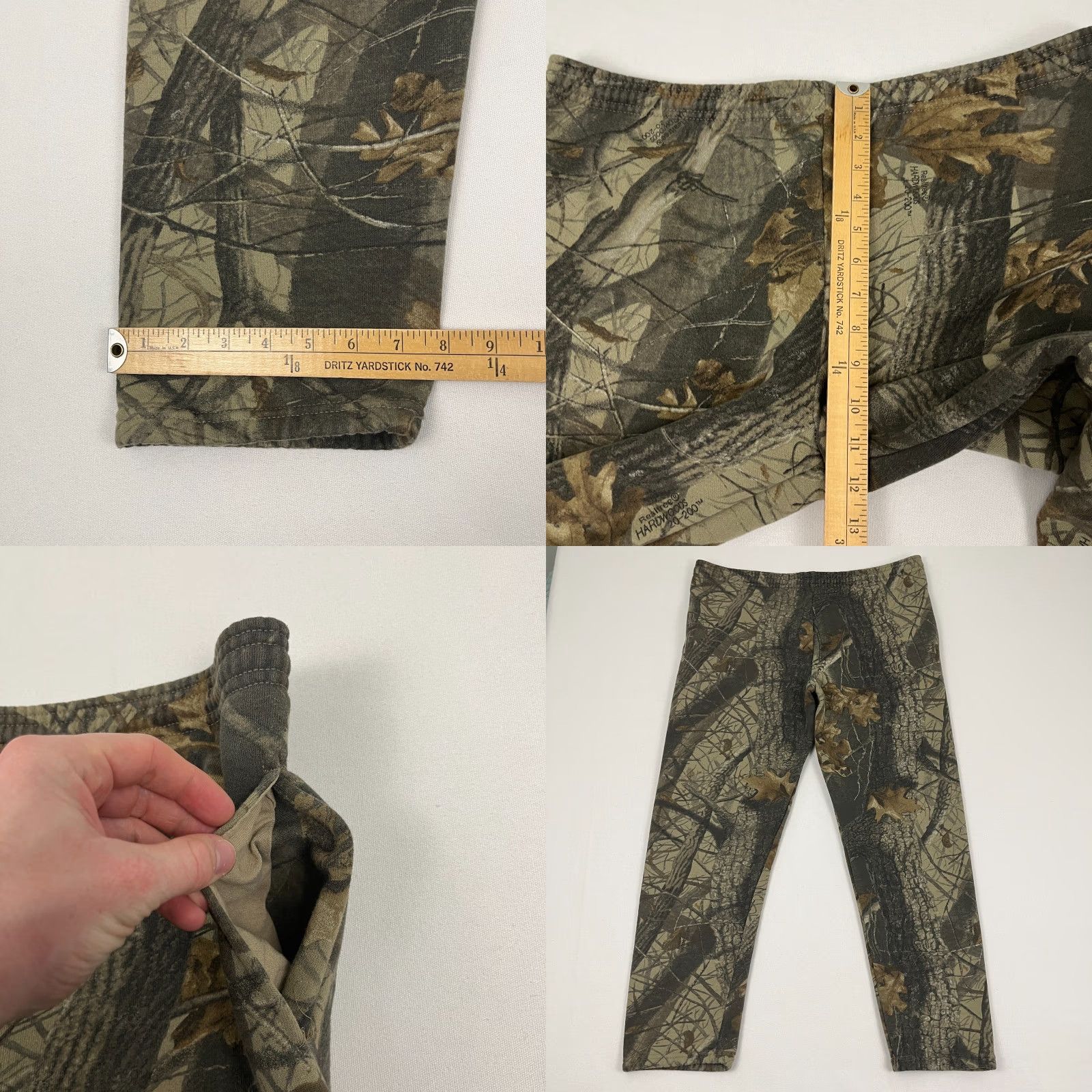 Jerzees VINTAGE 90s Camouflage Sweatpants Jerzees USA Mens M Regular Brown 30-36" Inseam 30" Pockets Elastic Waist Size US 31 - 8 Thumbnail