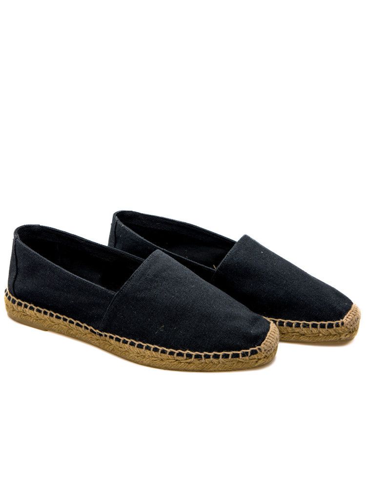 o1b1hav110924 Cassandre Embroidered Espadrilles Denim Black