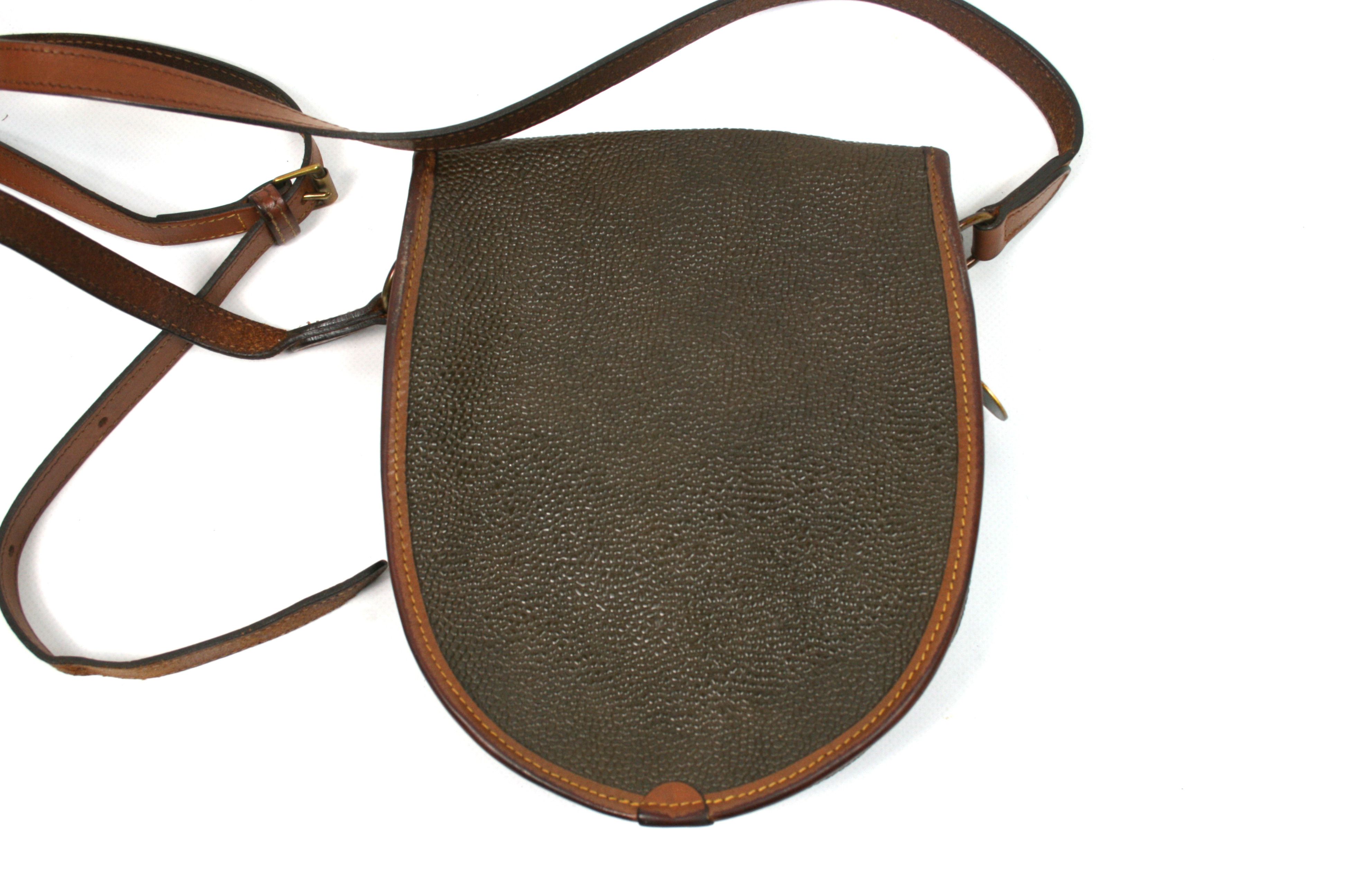 Mulberry 90S Leather Crossbody Mini Saddle Oval Bag Vintage Size ONE SIZE - 3 Thumbnail
