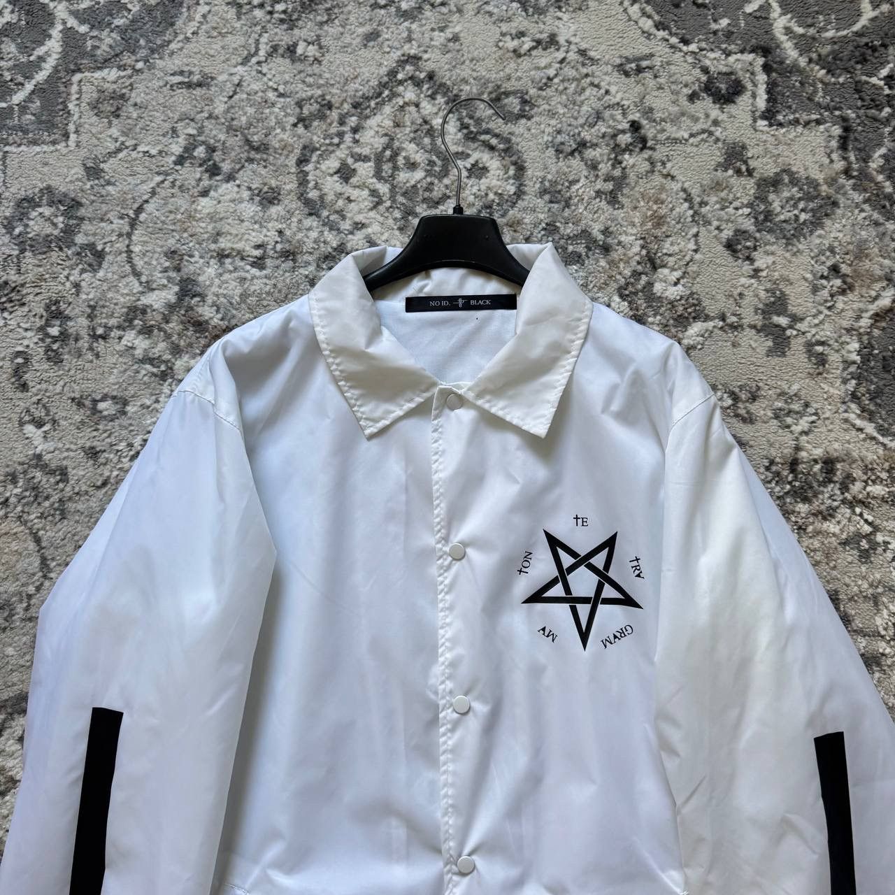 If Six Was Nine Rare Japanese brand NO ID Goth Pentagram Cross Coach Jacket Size US M / EU 48-50 / 2 - 5 Thumbnail