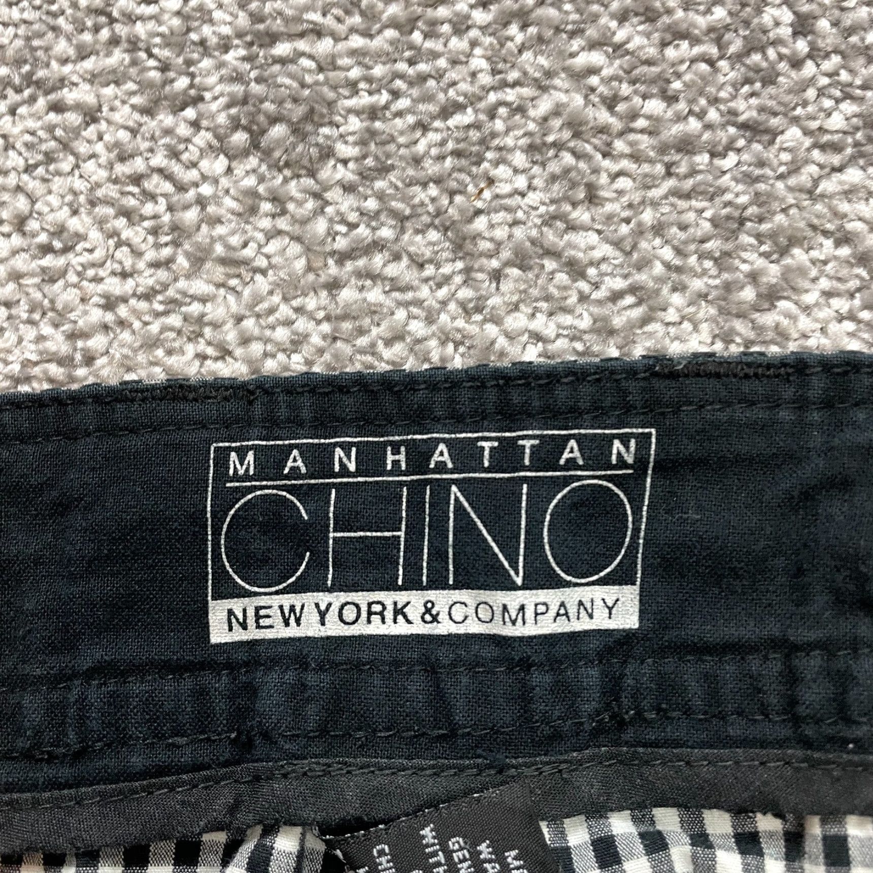 Vintage VINTAGE New York and Company Manhattan Chino Shorts Womens 18 Black White Plaid 12" Insm Size 27" / US 4 / IT 40 - 7 Thumbnail