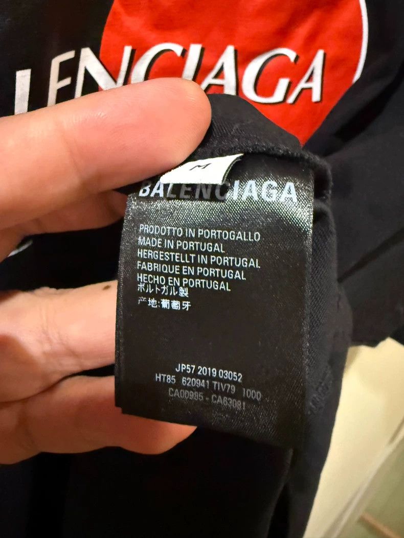 Balenciaga Balenciaga Black MasterCard logo short sleeve Size US M / EU 48-50 / 2 - 6 Thumbnail