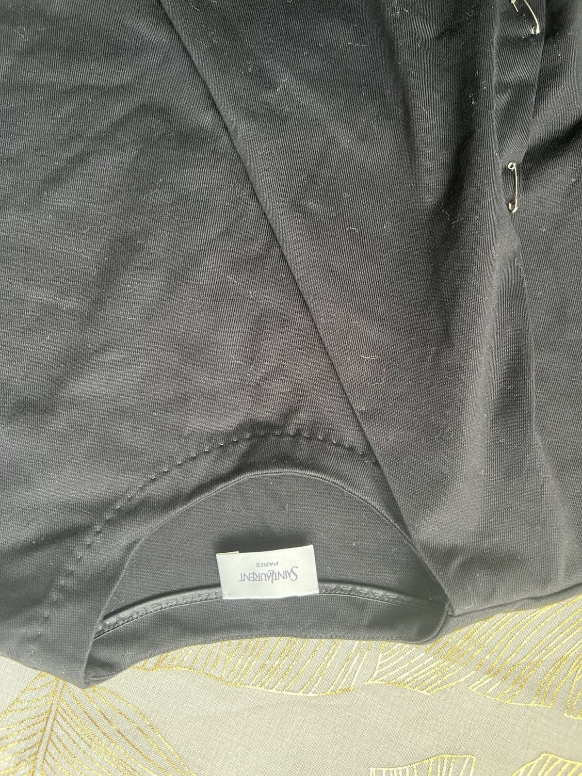 Yves Saint Laurent Prototype Saint Laurent – T-shirt Drapé Cache-Cœur Size S / US 4 / IT 40 - 11 Thumbnail