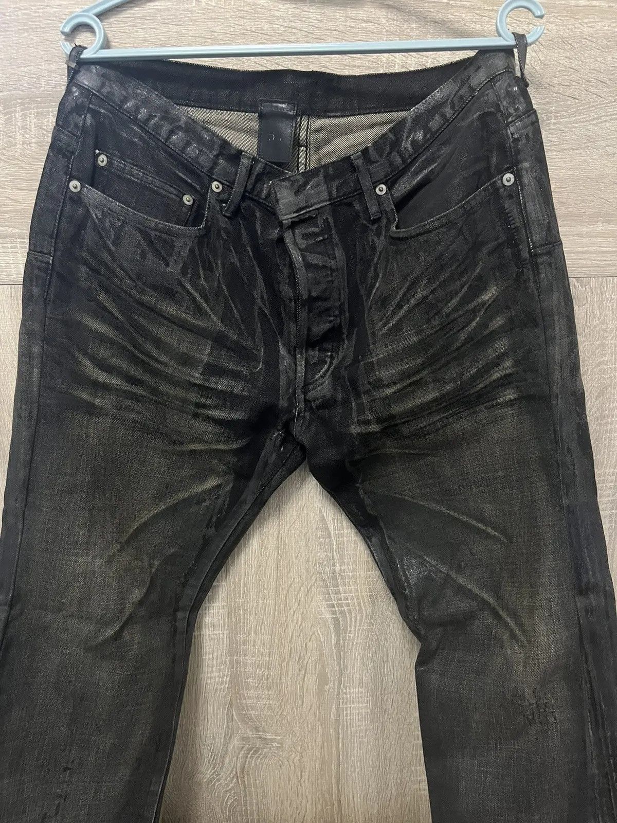Dior DIOR HOMME AW 03 LUSTER WAXED DENIM Size US 32 / EU 48 - 6 Thumbnail