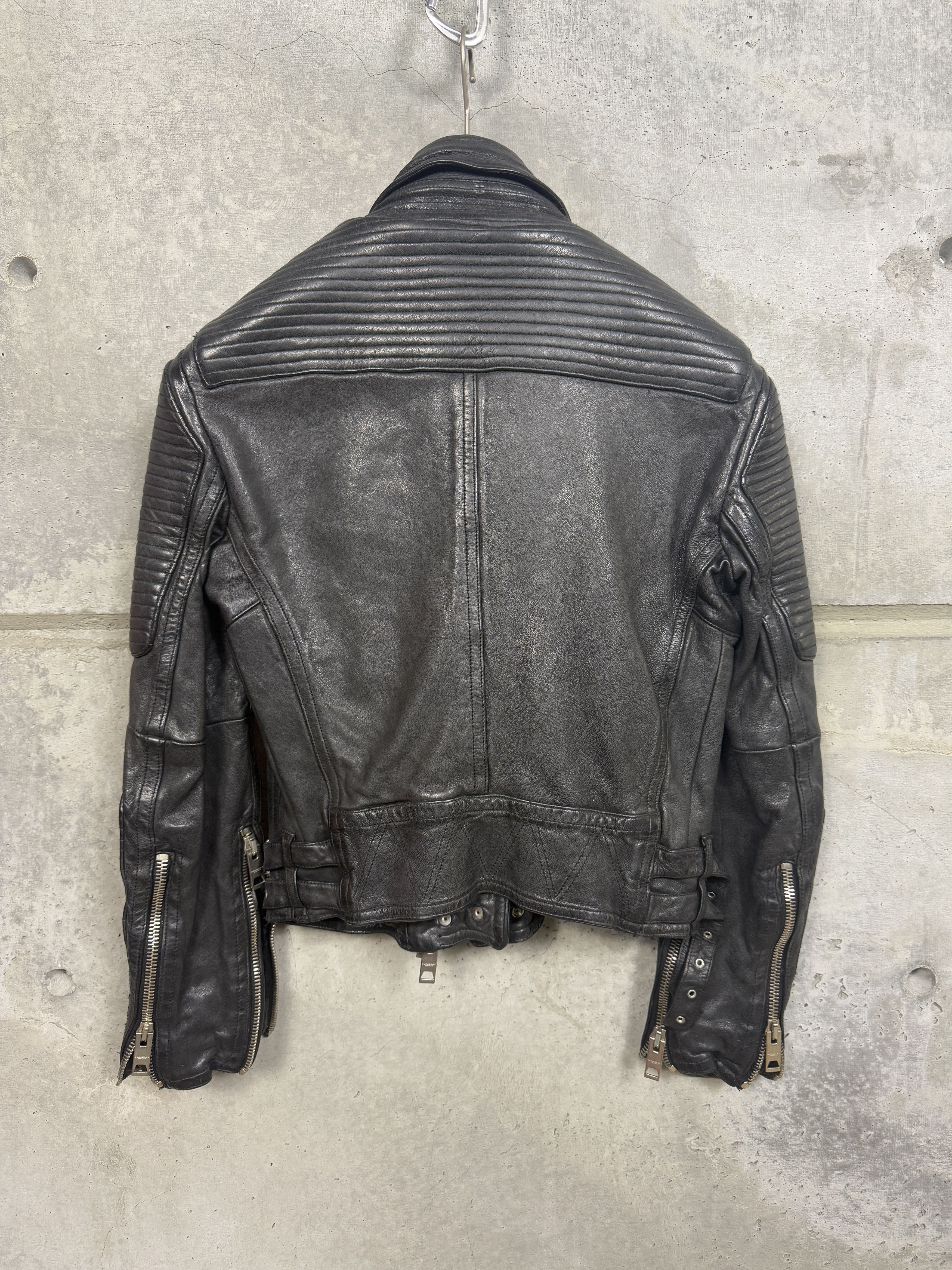Burberry Prorsum Burberry Prorsum SS11 Quilted Leather Biker Jacket Size XS / US 0-2 / IT 36-38 - 3 Thumbnail