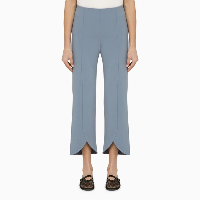 By Malene Birger By Malene Birger Light Blue Normann Trousers With ...