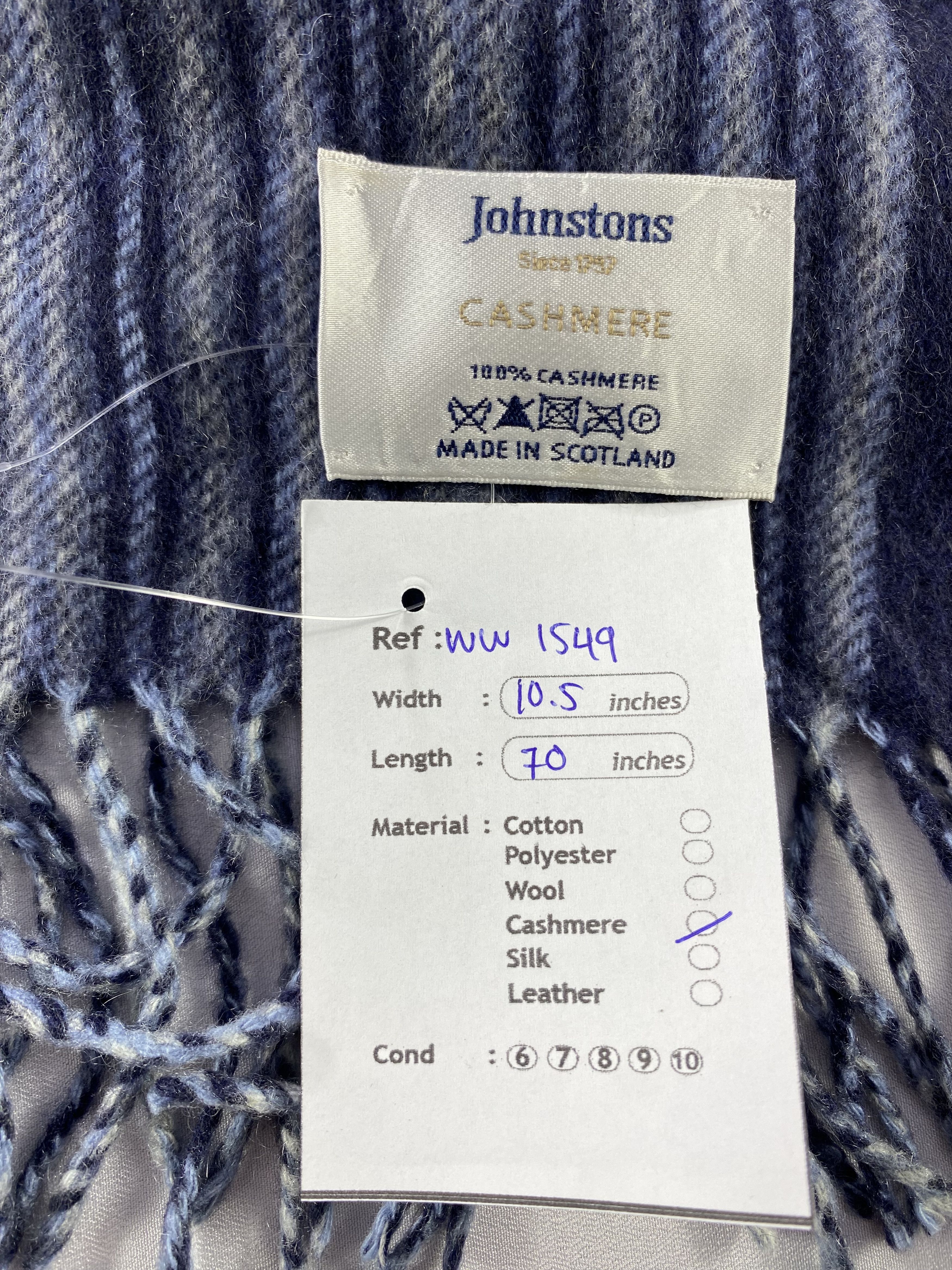 Johnstons Of Elgin × Vintage Johnstons Of Elgin Scarf / Muffler / Neckwear Size ONE SIZE - 5 Thumbnail
