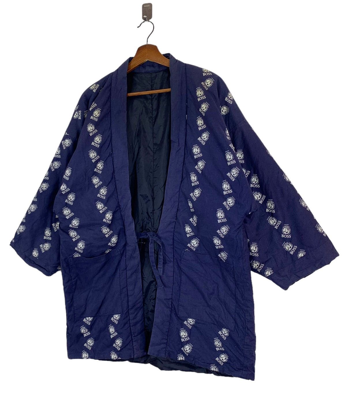 Japanese Brand × Vintage Vintage Suntory Boss Coffee Kimono Japan Jacket Size US L / EU 52-54 / 3 - 2 Thumbnail