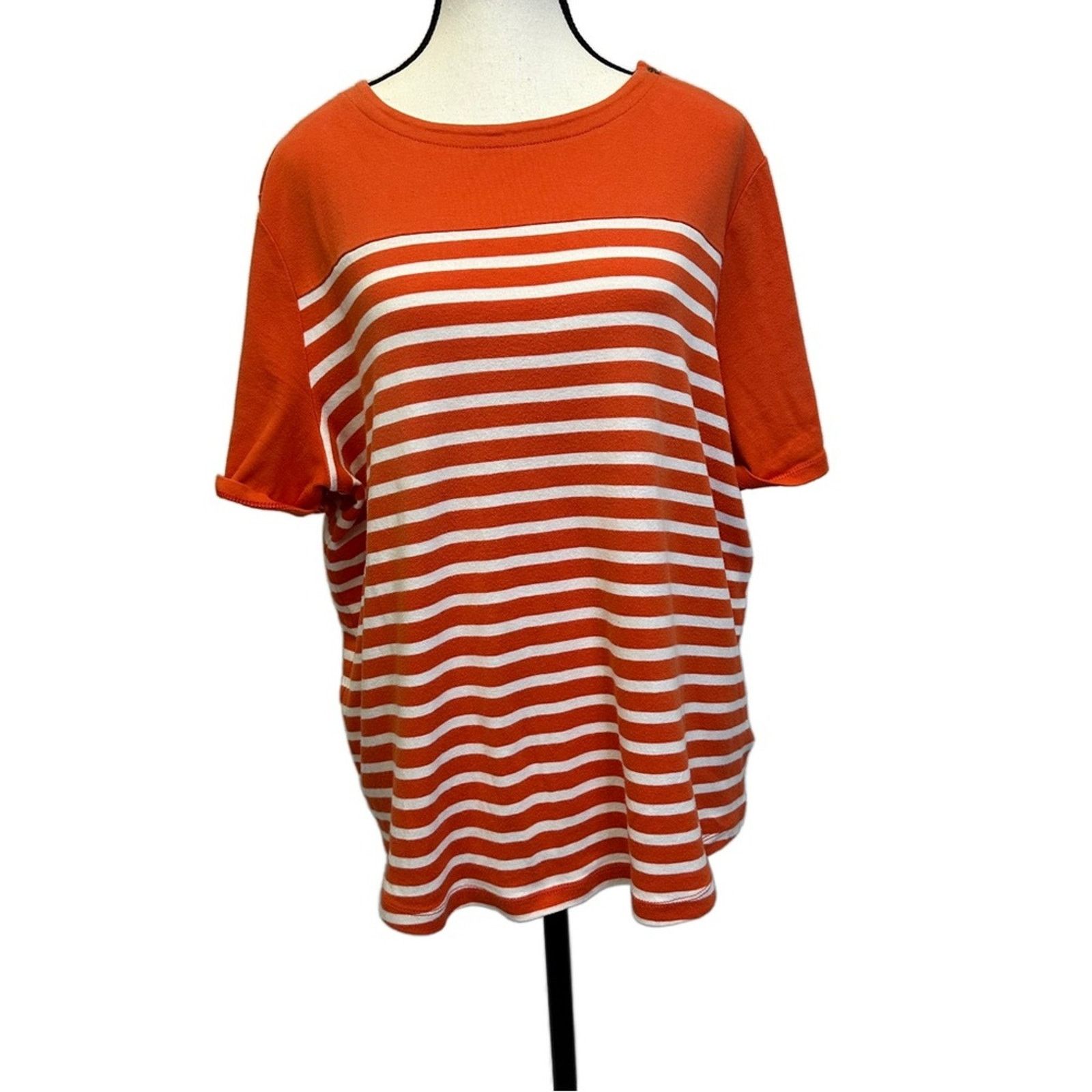 Lauren Ralph Lauren Lauren Ralph Lauren Women’s 2X Striped Button-Shoulder Size XXL / US 16-18 / IT 52-54 - 1 Thumbnail