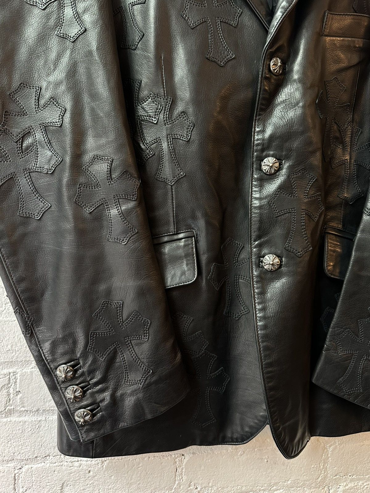 Chrome Hearts CHROME HEARTS 60 CROSS FLOODED JACKET Size US L / EU 52-54 / 3 - 6 Thumbnail