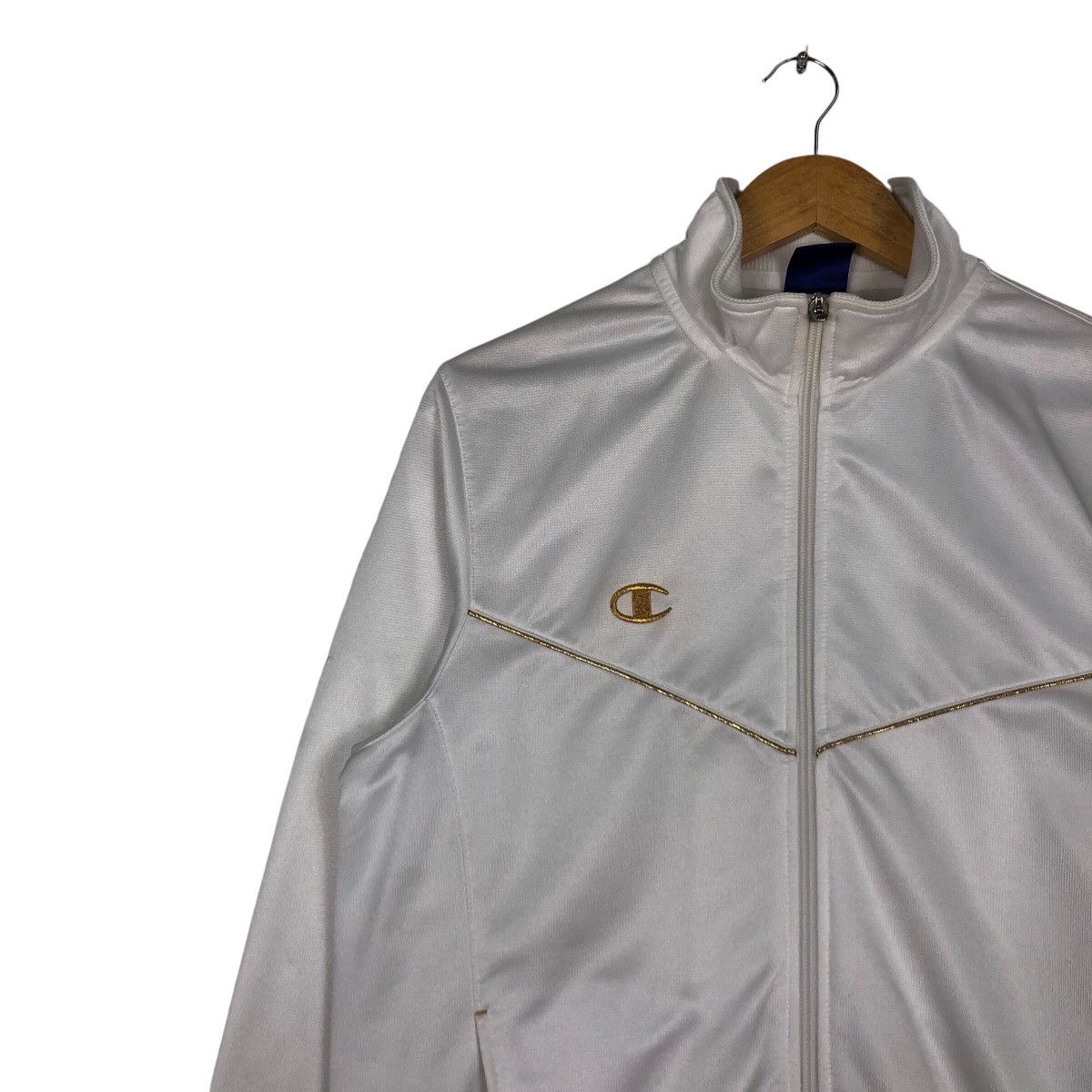 Champion × Vintage Vintage Sweater Champion White Streetwear Small Size US S / EU 44-46 / 1 - 6 Thumbnail