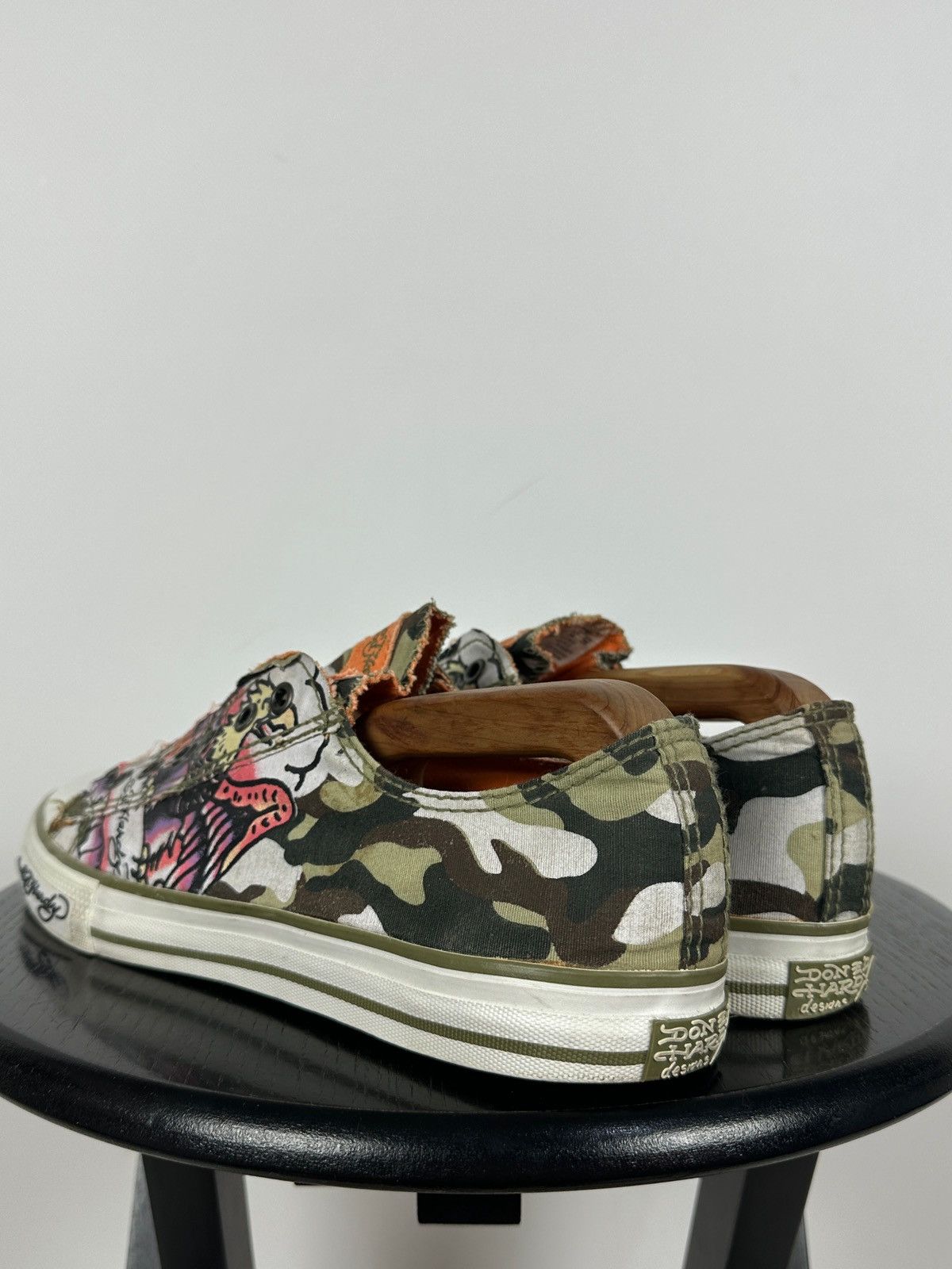 Ed Hardy Vintage Ed Hardy Y2K Camo Tattoo Graphic Slip On Sneakers Size US 11 / EU 44 - 4 Thumbnail