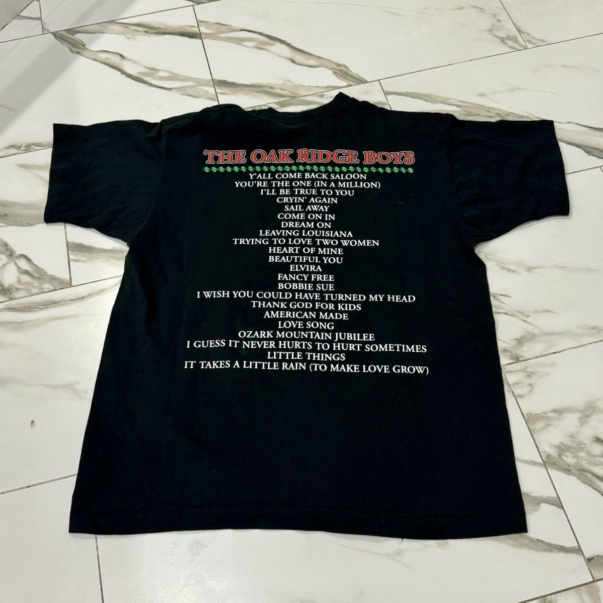 Band Tees × Vintage VINTAGE OAK RIDGE BOYS TOUR TEE! Size US XL / EU 56 / 4 - 6 Thumbnail