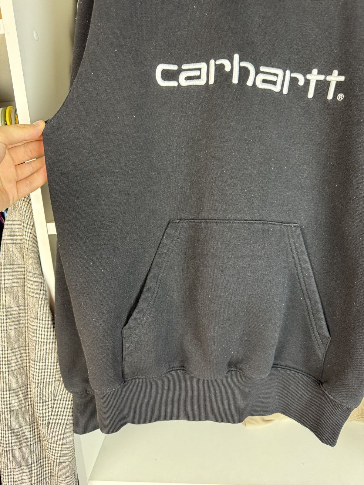 Carhartt Carhartt Big Logo Hooded Sweat Size US S / EU 44-46 / 1 - 8 Thumbnail