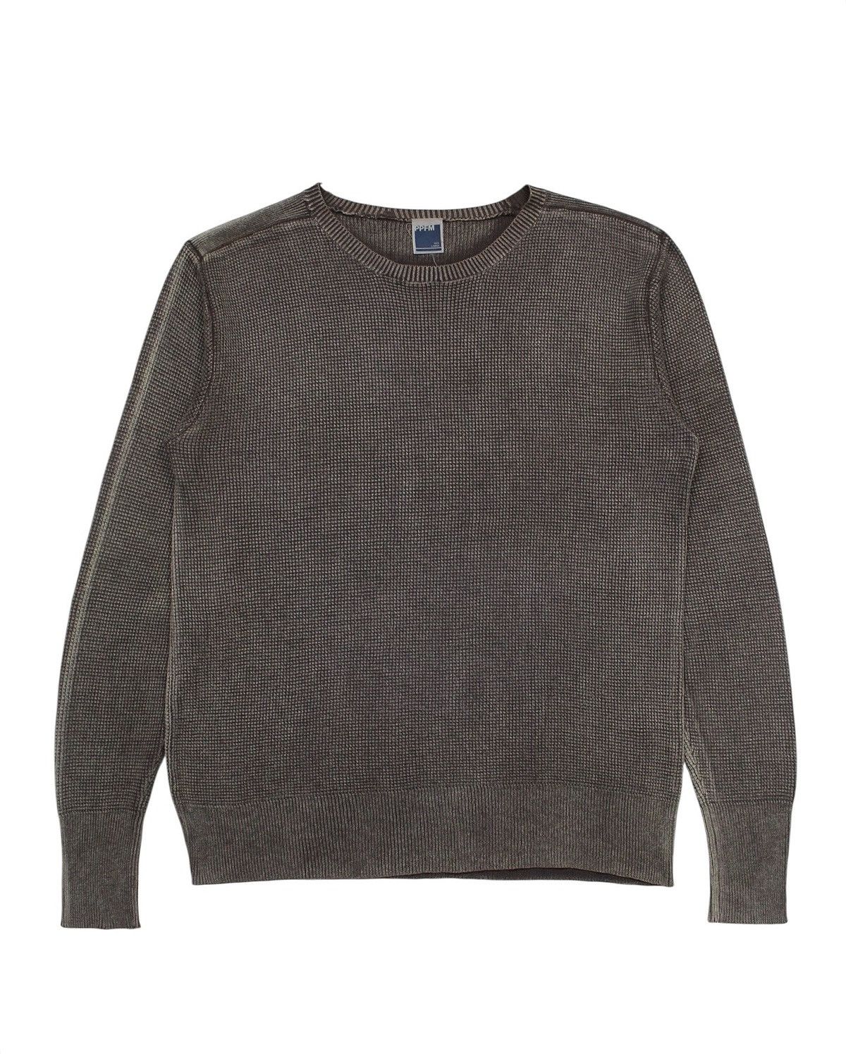 PPFM FW2003 PPFM SOFT WAFFLE TEXTURE WASHED KNIT SWEATER Size US L / EU 52-54 / 3 - 1 Thumbnail