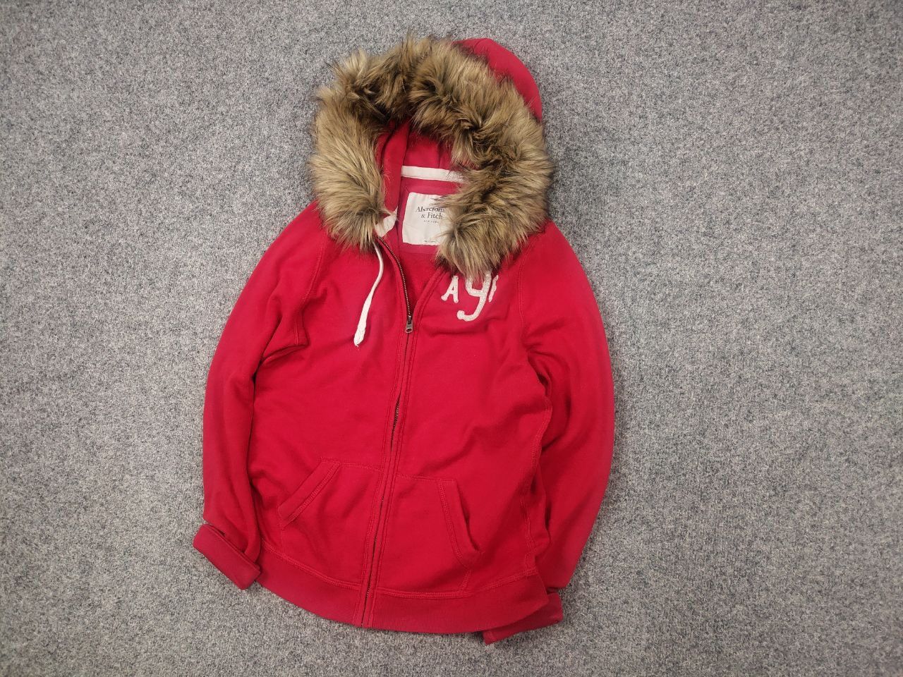 Abercrombie & Fitch Abercrombie Vintage Y2K crazy fur zip Hoodie if six was nine Size US M / EU 48-50 / 2 - 3 Thumbnail