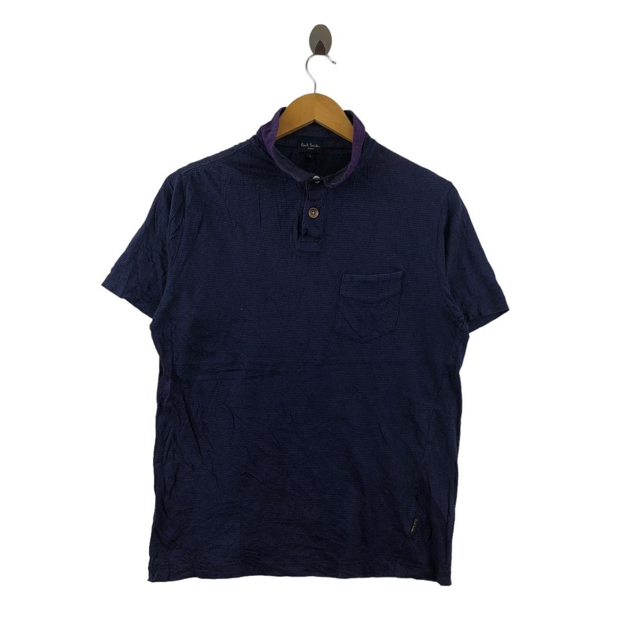 Paul Smith PAUL SMITH LONDON Jeans Collection Striped Polo Tee Shirt Size L / US 10 / IT 46 - 1 Thumbnail