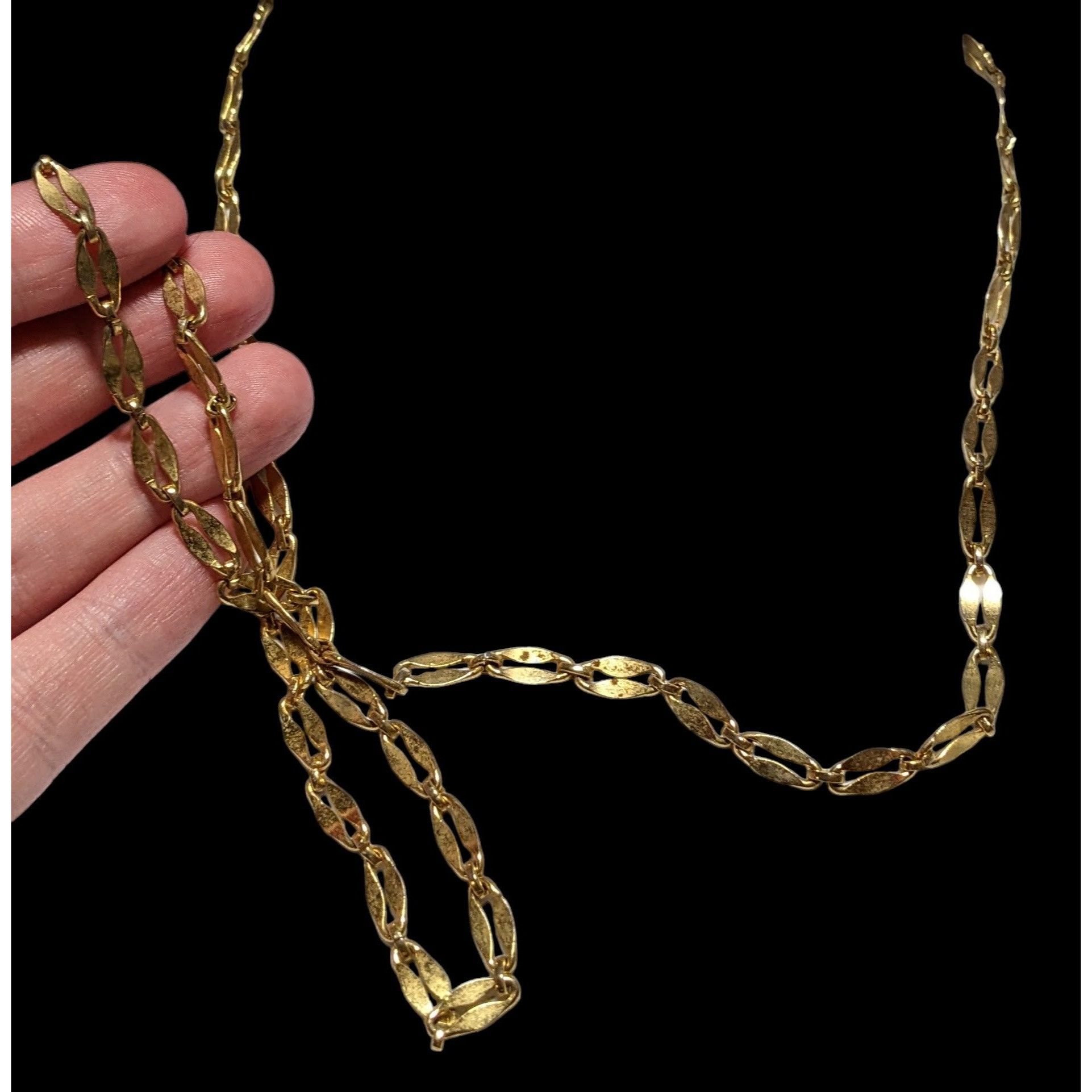 Other Vintage Gold Oval Link Chain Necklace Size ONE SIZE - 5 Thumbnail