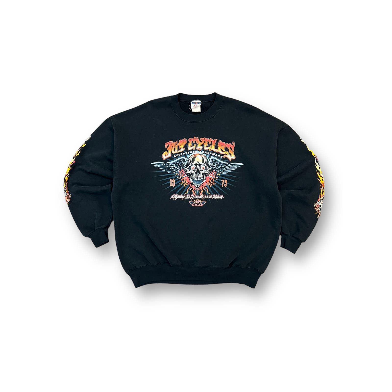 image of Harley Davidson Motorcycles Sweatshirt in Black, Men's (Size 2XL)