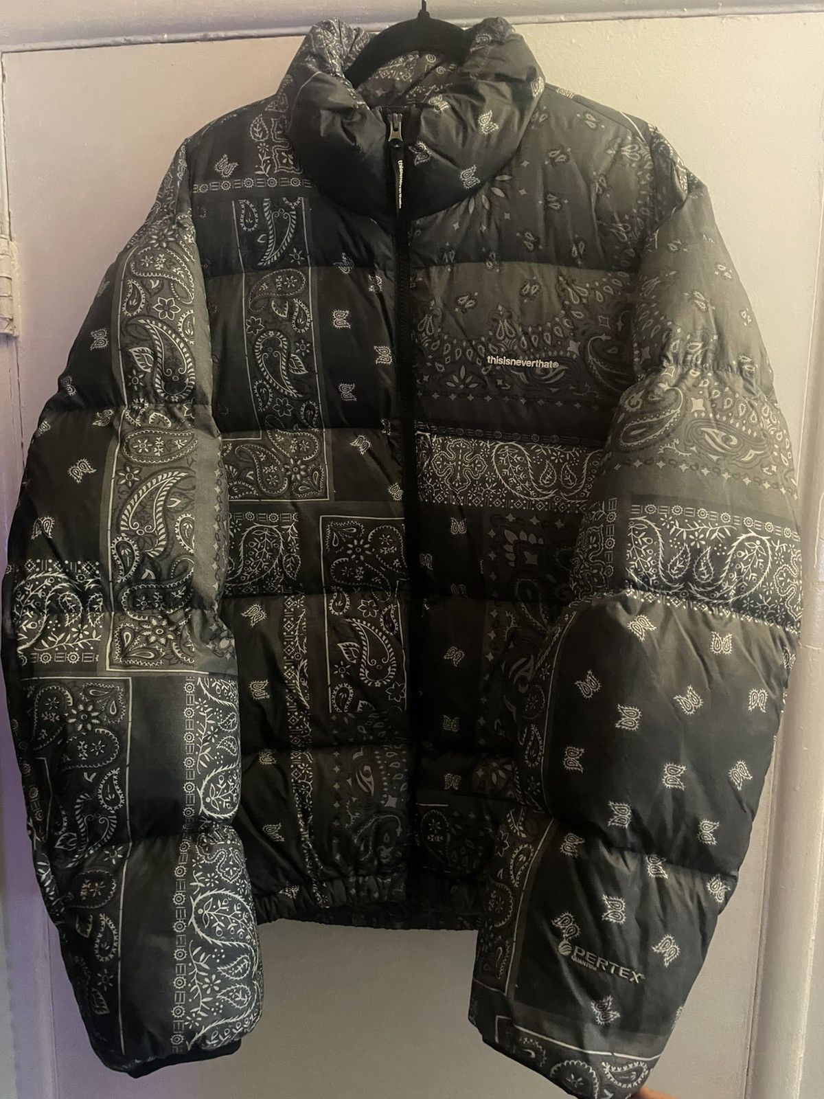 thisisneverthat thisisneverthat PERTEX down bandana black puffer jacket Size US XL / EU 56 / 4 - 2 Thumbnail