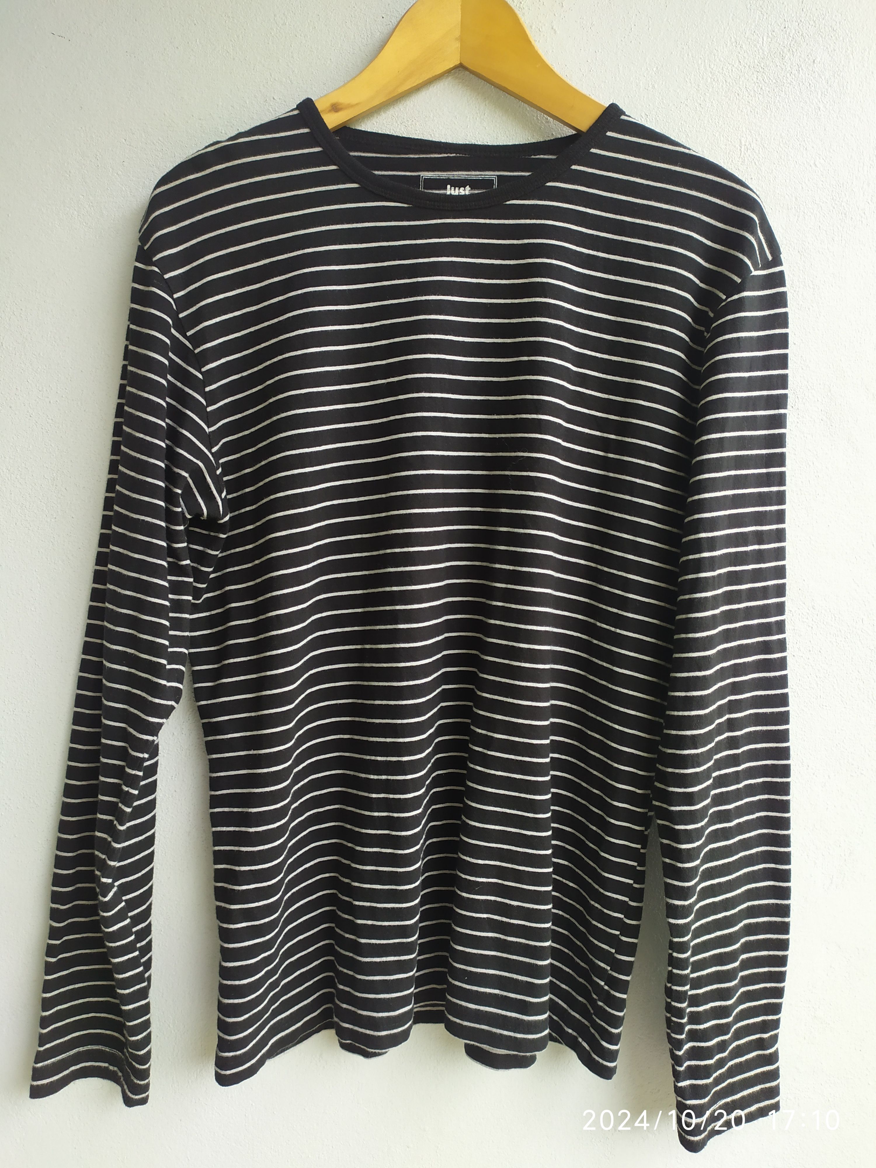 If Six Was Nine × Japanese Brand × Le Grande Bleu (L.G.B.) Japanese Just Jeans Stripe Long Slevee Size US M / EU 48-50 / 2 - 1 Thumbnail