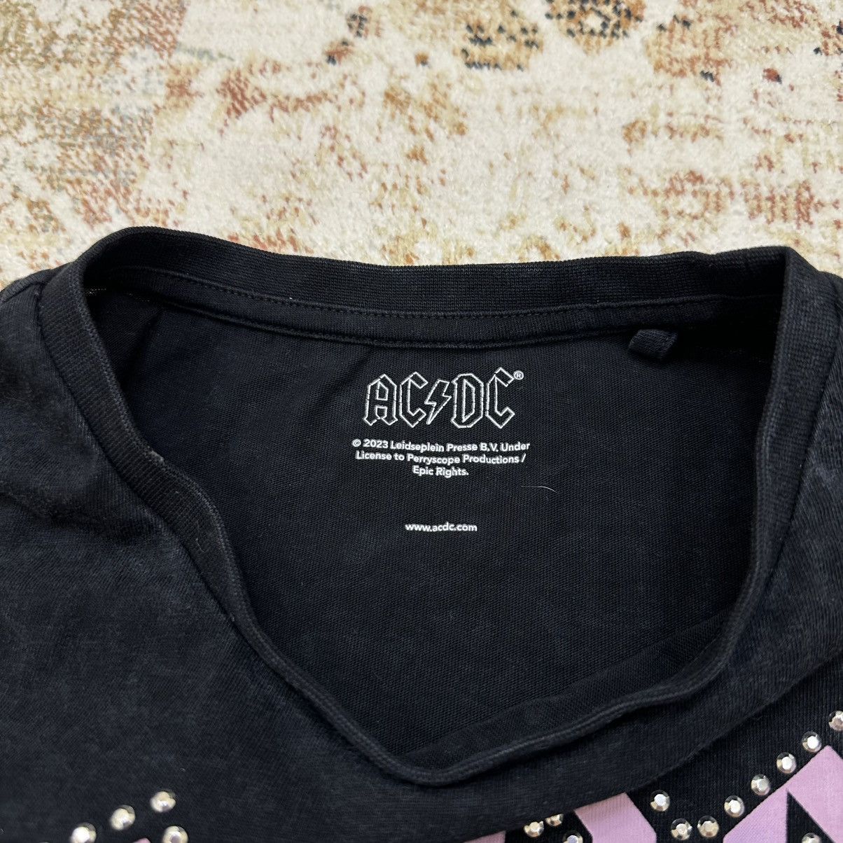 AC/DC × Vintage Vintage Top AC/DC T-shirts Rock Band Y2K 00s Grunge Size S / US 4 / IT 40 - 5 Thumbnail