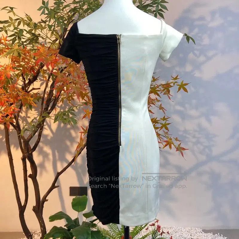 Balmain Balmain Colorblock Women's Dress in Size S . Size S / US 4 / IT 40 - 3 Thumbnail