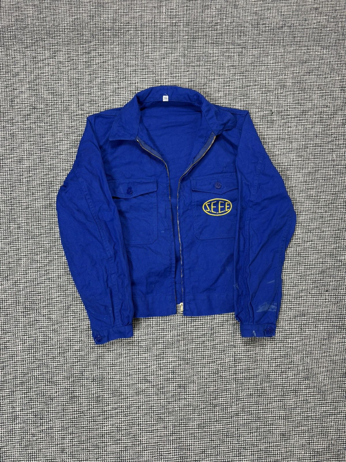 Other 70s Vintage German Cropped Cyclist Utility Work Jacket Size US S / EU 44-46 / 1 - 1 Thumbnail