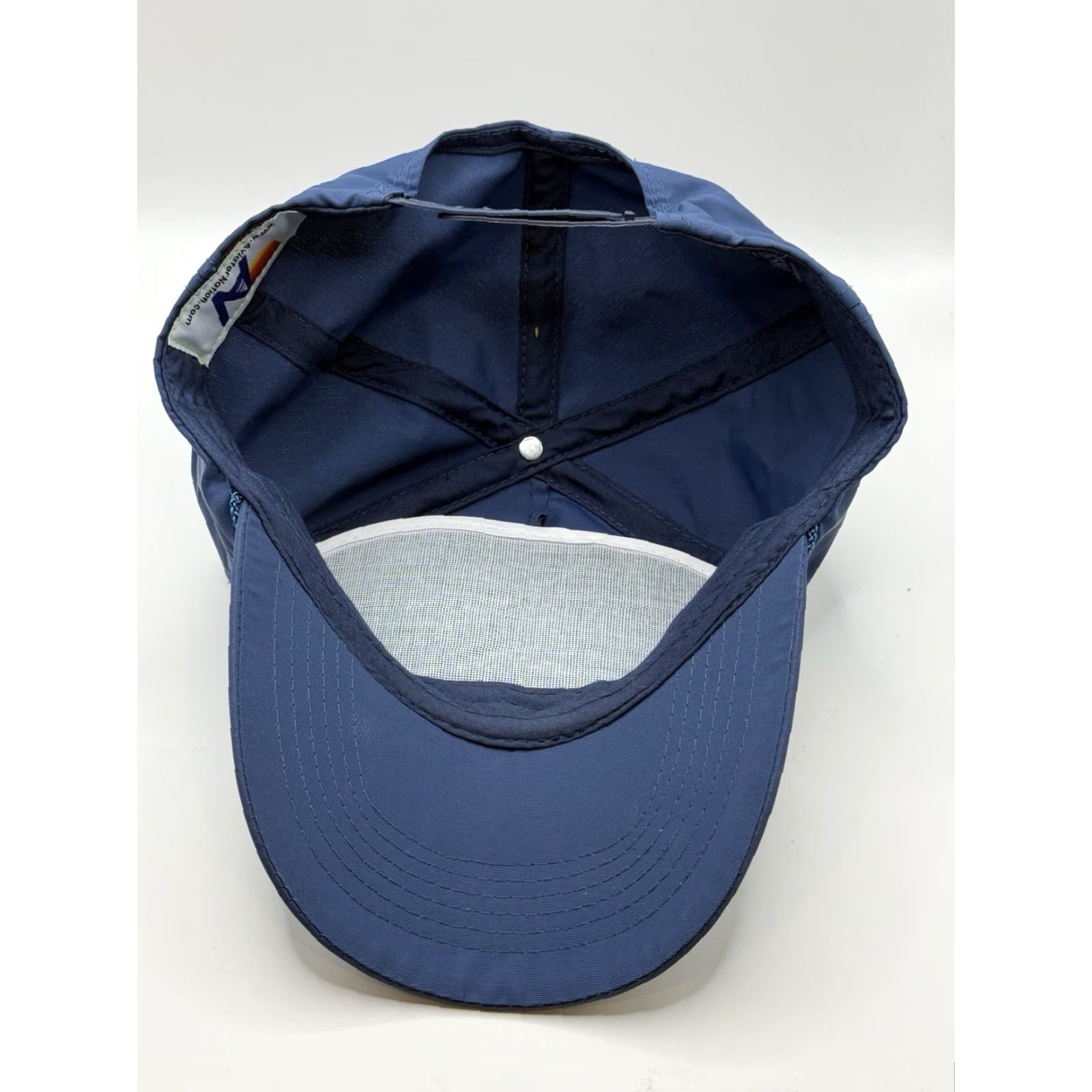 Aviator Nation Aviator Nation Hat Adults One Size Blue Smiley/ Happy Face Patch Snapback Size ONE SIZE - 4 Thumbnail