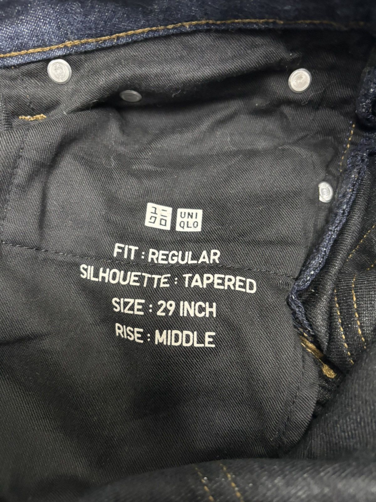 Undercover × Uniqlo 🔥VINTAGE UNIQLO TAPERED JEANS DISTRESSED DENIM Size US 30 / EU 46 - 12 Thumbnail