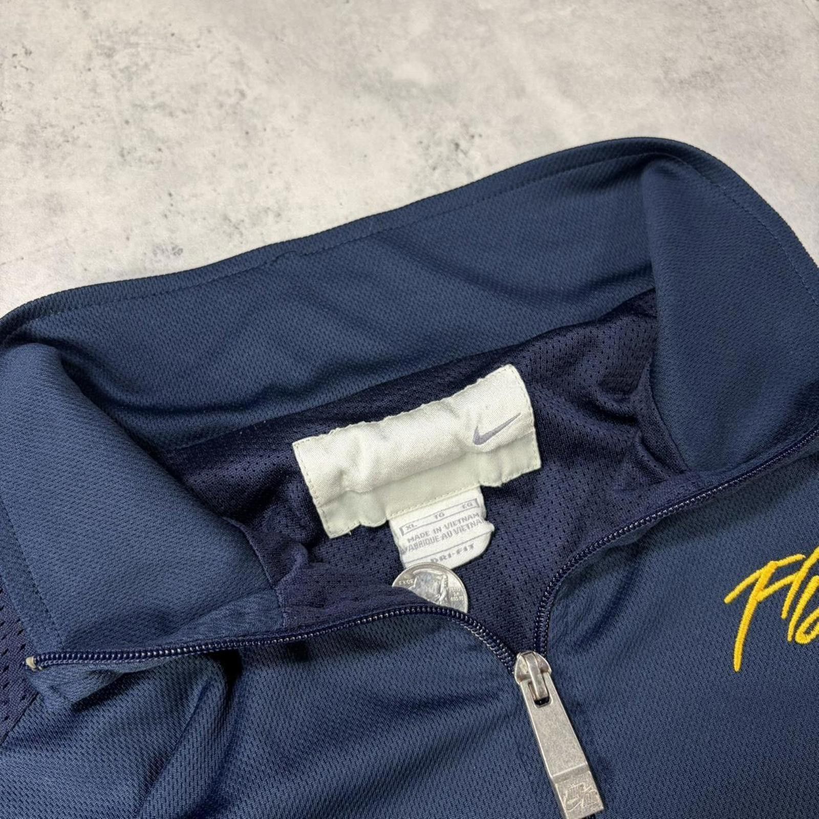 Nike Y2K Navy Nike Flight Dri Fit Zip Up Track Jacket Size US XL / EU 56 / 4 - 6 Thumbnail