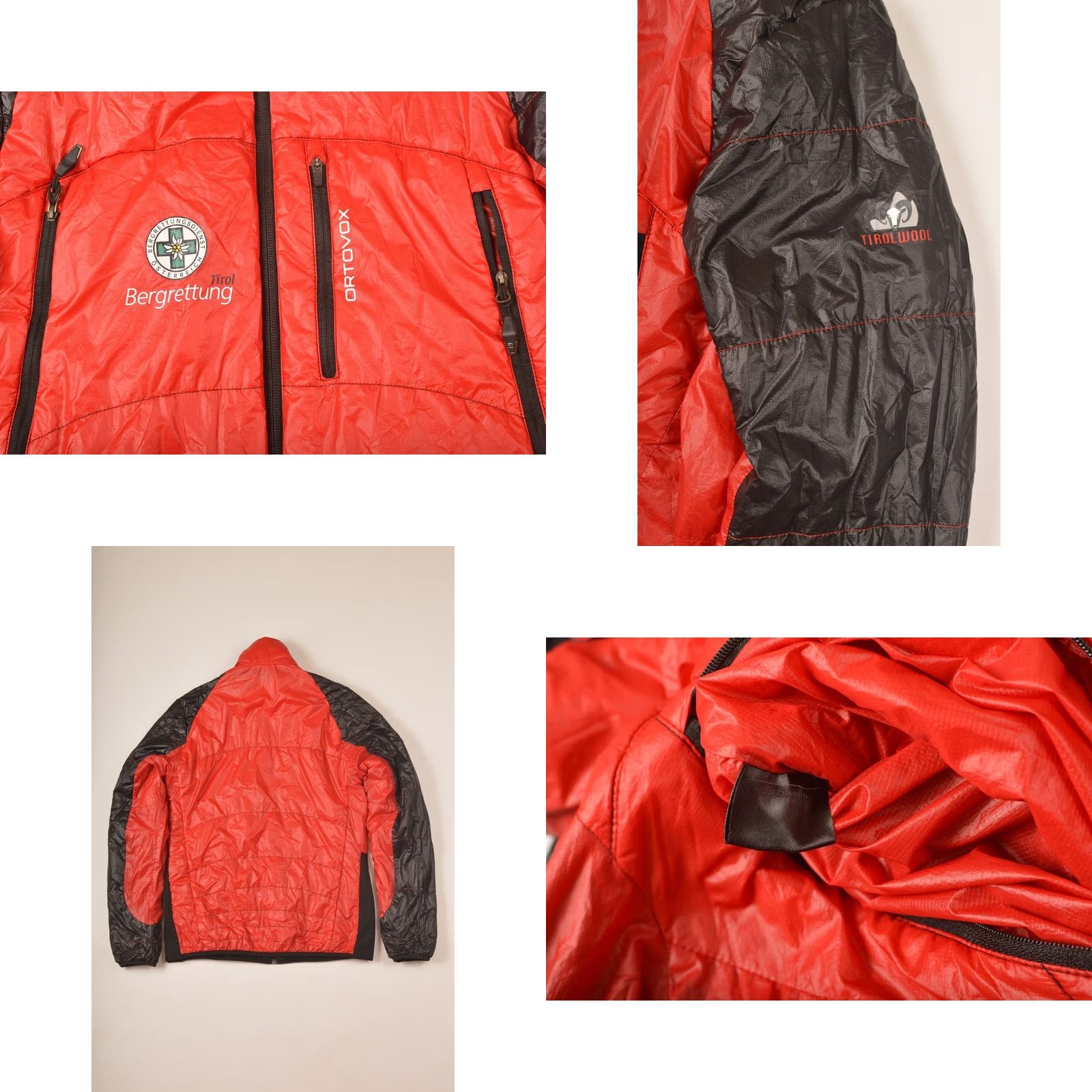 ORTOVOX Ortovox TirolWool Reversible Jacket Lavalan Washable Wool Size Mens M Black Windbreaker Reversible Mens M Size US M / EU 48-50 / 2 - 8 Thumbnail