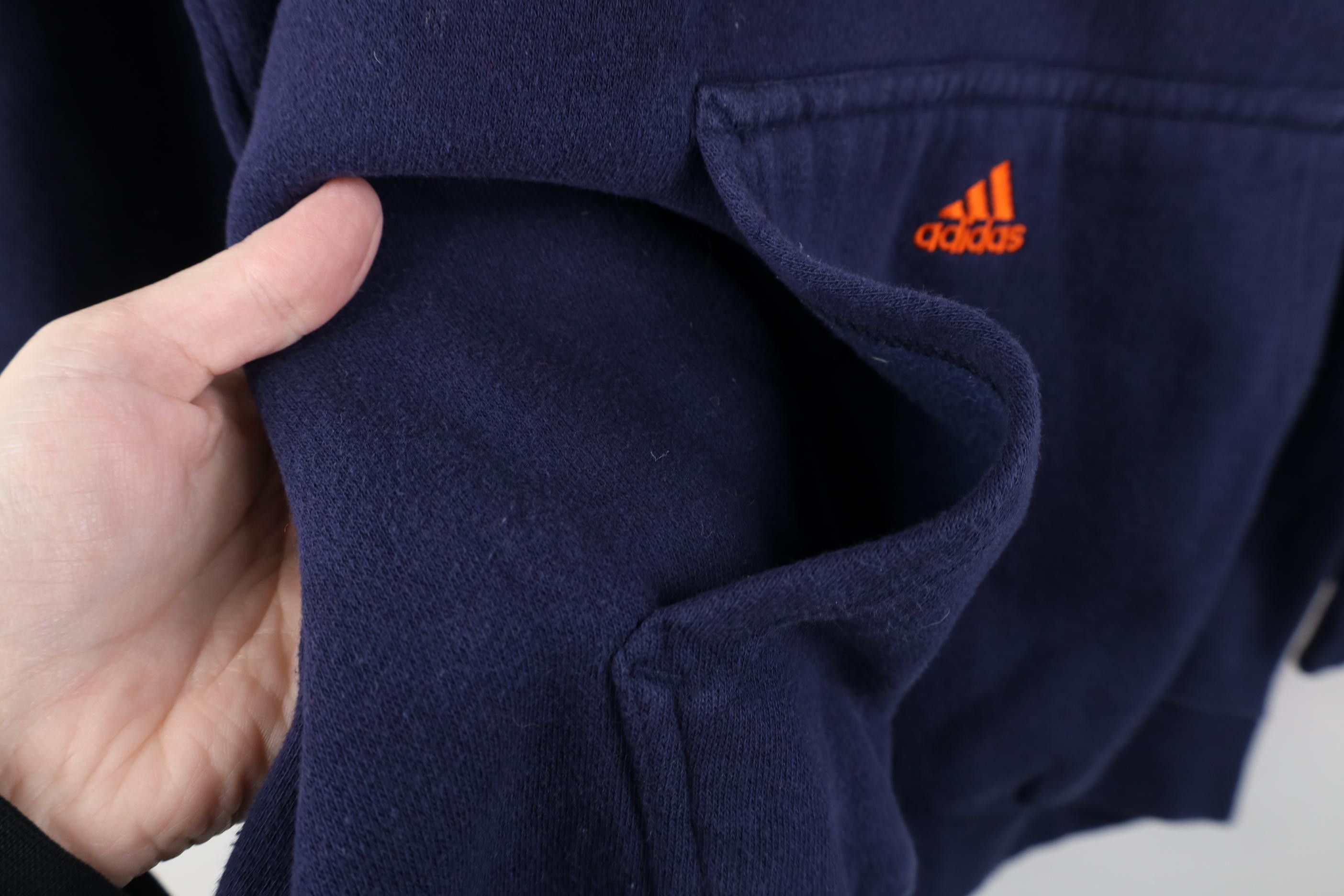Adidas Vintage Adidas Tigers Baseball Hoodie Sweatshirt Blue Size S / US 4 / IT 40 - 7 Thumbnail
